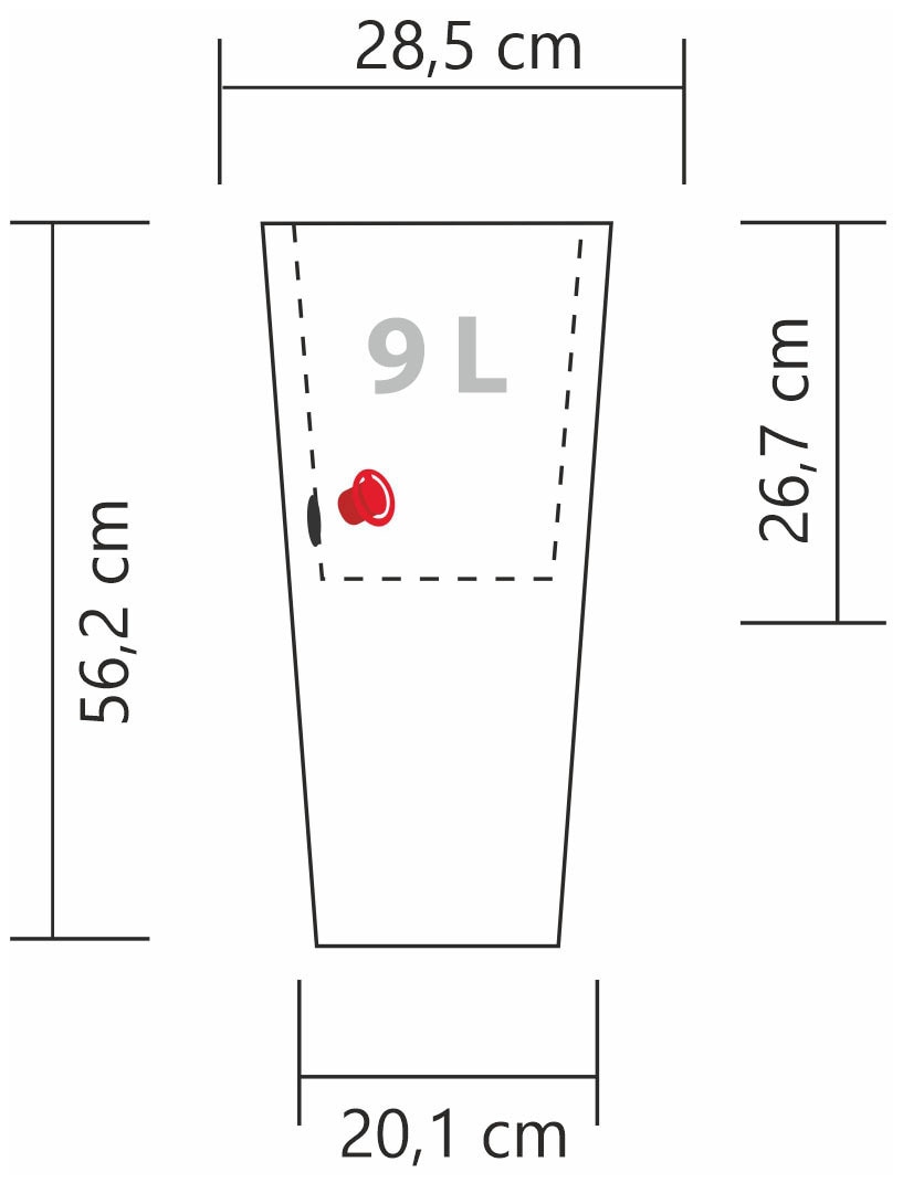 Scheurich Blumentopf »55/243 CONEO HIGH 55« kaufen | BAUR