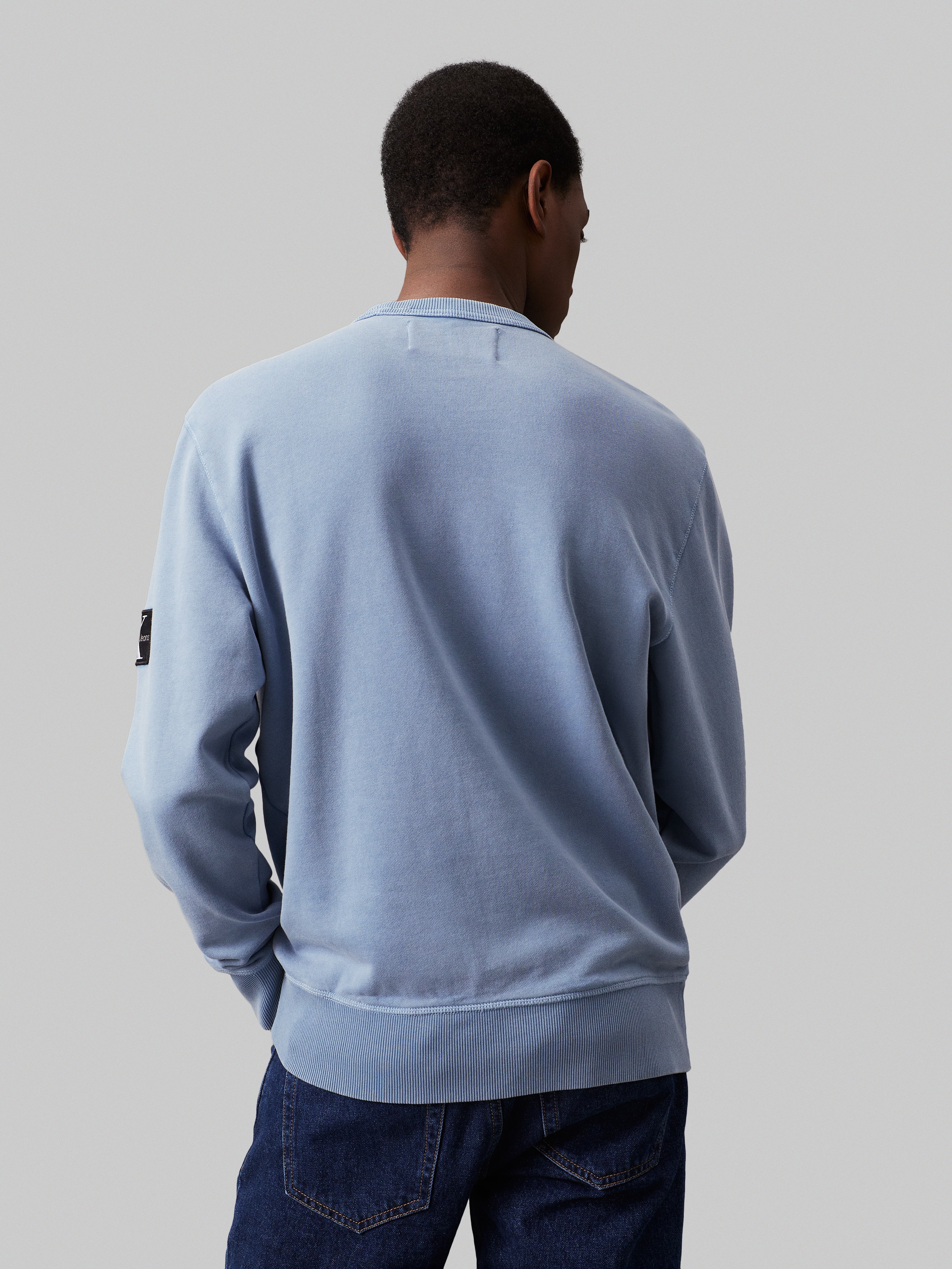 Calvin Klein Jeans Sweatshirt "WASHED BADGE CREW NECK", mit Logopatch günstig online kaufen