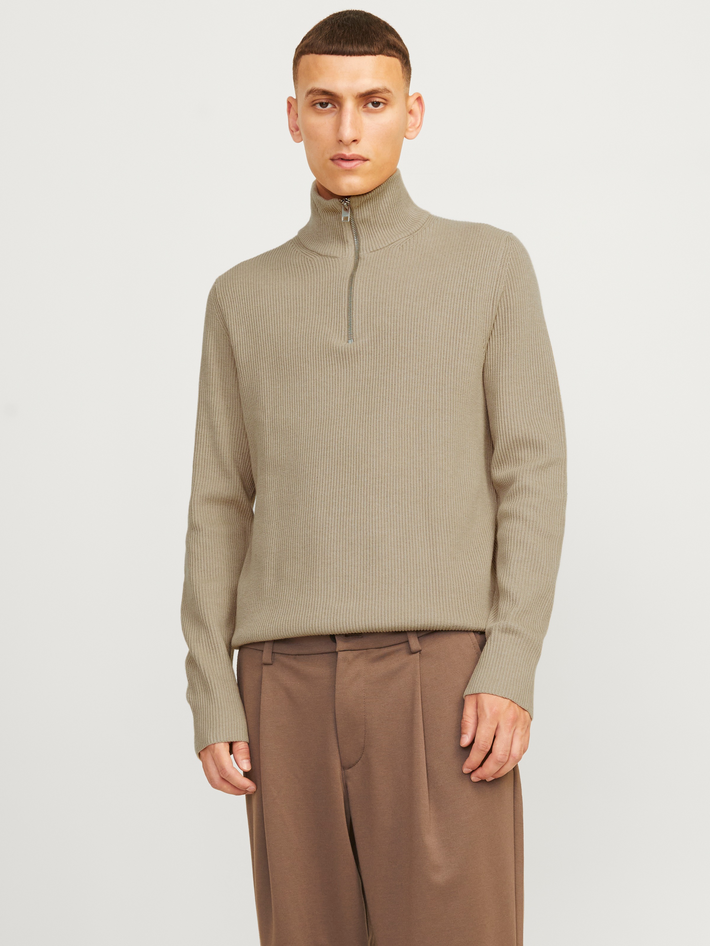Jack & Jones Troyer "JJEPERFECT KNIT HALF ZIP SN" günstig online kaufen