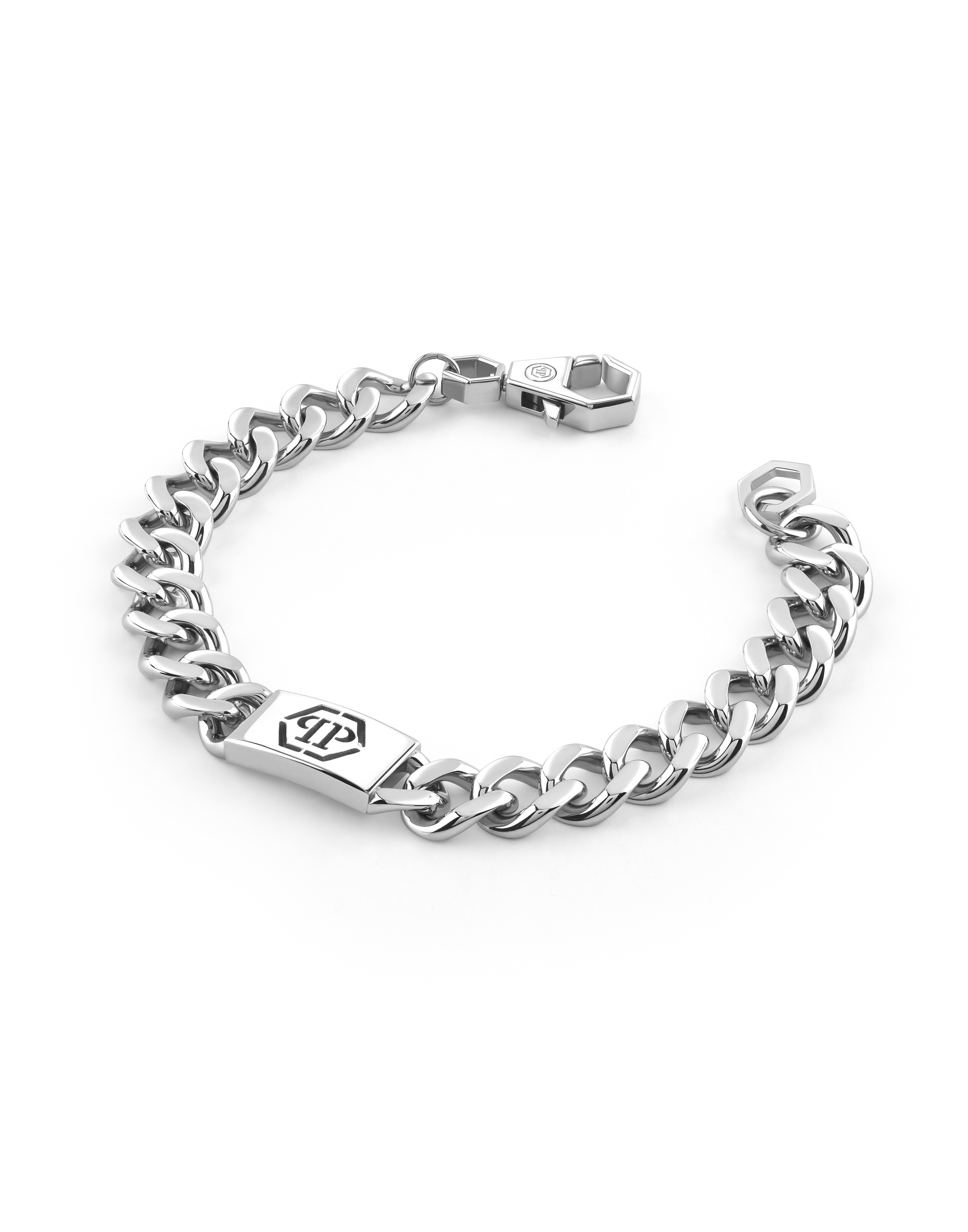 Armkette PHILIPP PLEIN "Armbänder" Gr. L, 1ss, stainlesssteel, Armbänder, Herren, L, Armkette
