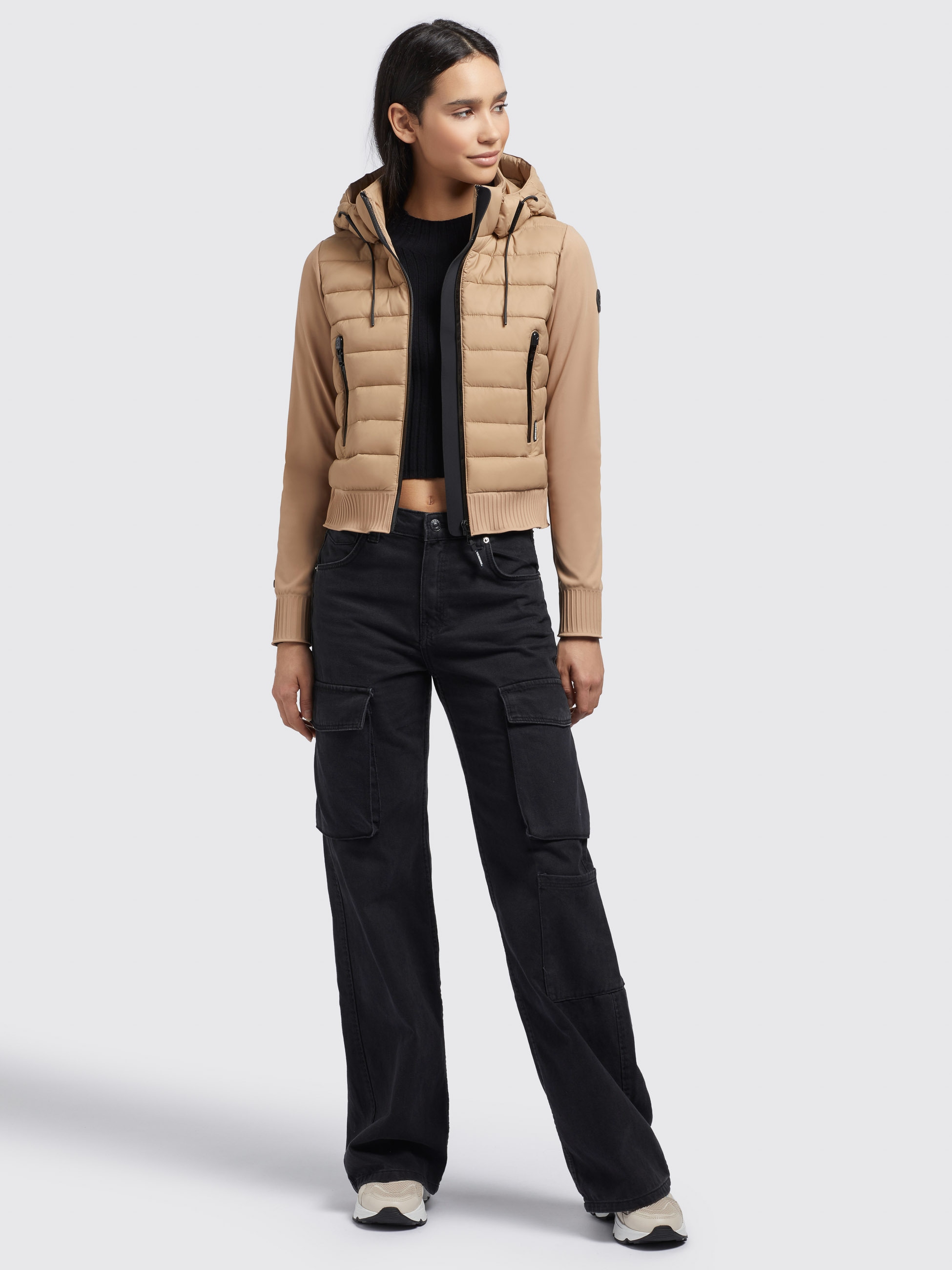 khujo Steppjacke »DALIS2 MATT«, mit Kapuze