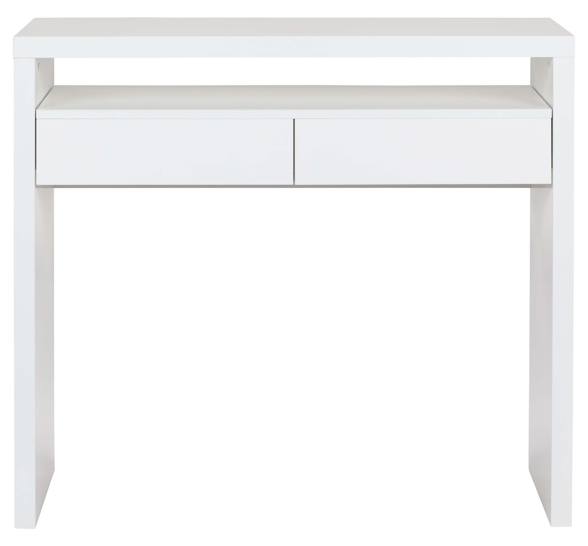 Woodman Schreibtisch "Console10" puristisches Design, Breite 36 - 56 cm, FS günstig online kaufen