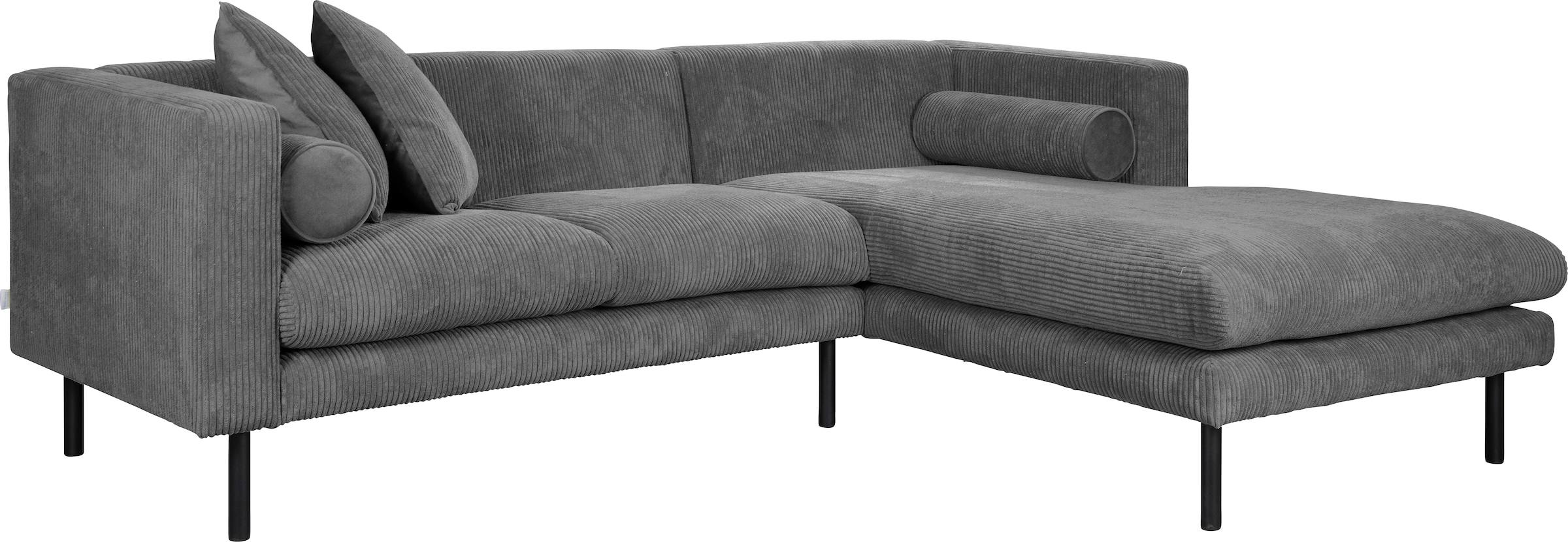 Guido Maria Kretschmer Home&Living Kampinė sofa »Lillibeth L-Form Designsofa Maße B/T/H: 240/173/83 cm« Pagalvėlė sėdėjimui kaip pagalvėlė pagalvėlė in Samtoptik arba audinys