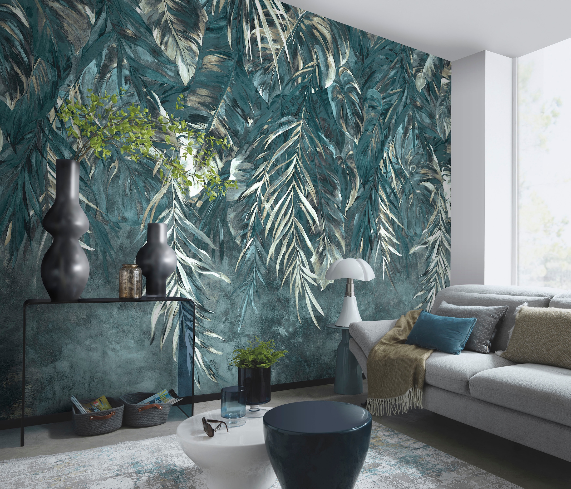 Fashion for walls Fototapete "Glamorama" floral texturiert Phthalate frei günstig online kaufen