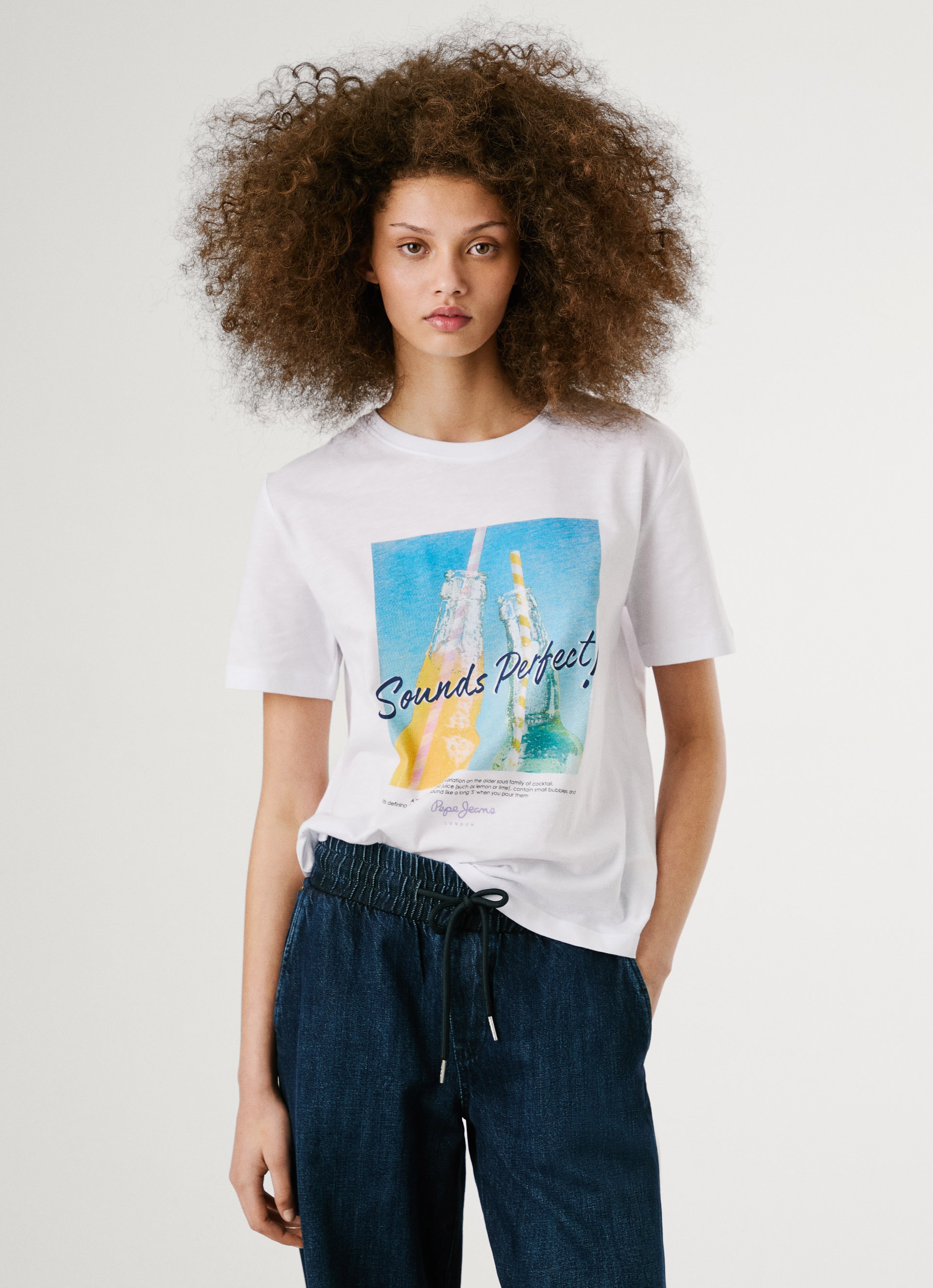 Pepe Jeans T-Shirt "ANGEL" mit großem Frontprint günstig online kaufen