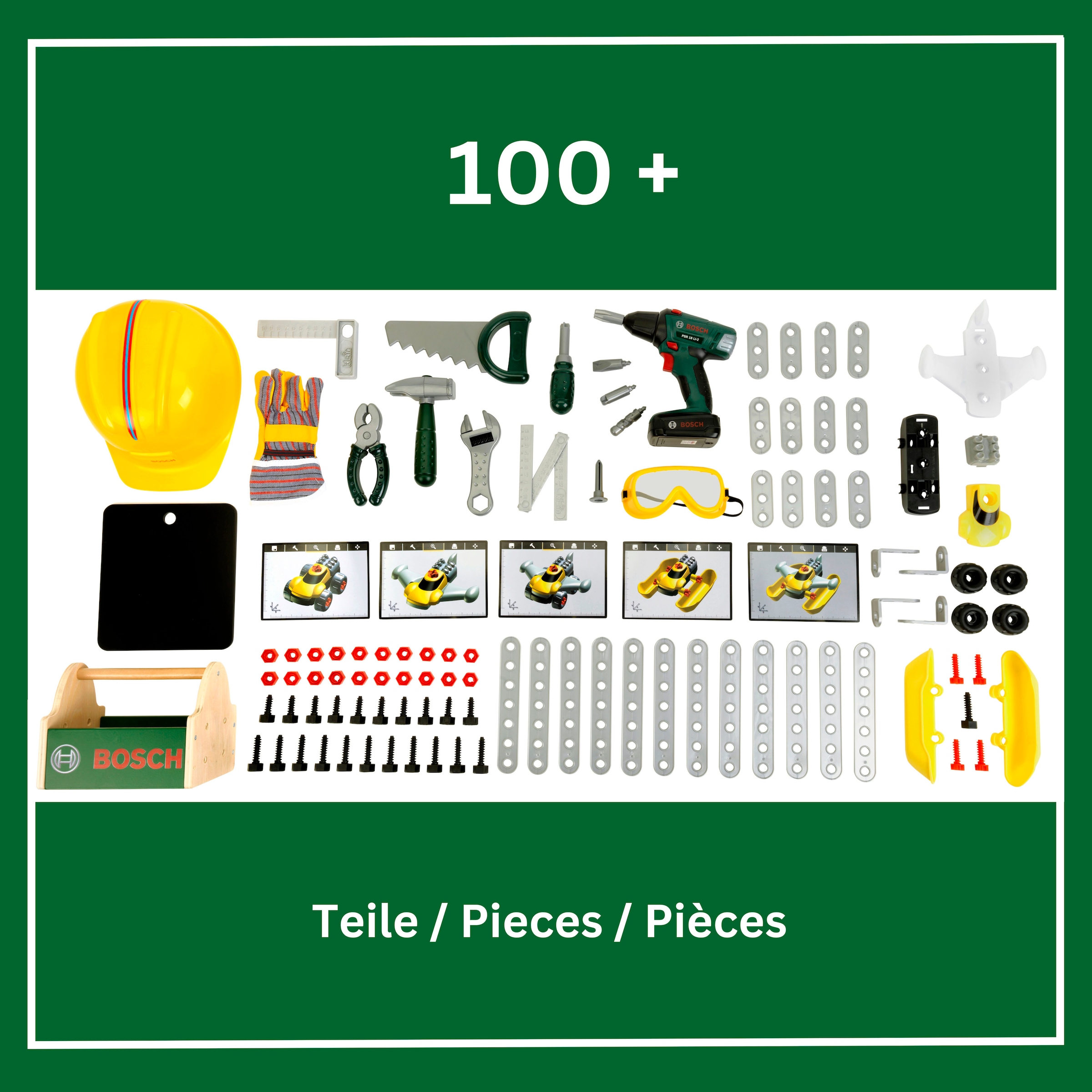 Klein Spielwerkbank »BOSCH Holzwerkbank« mit Sound