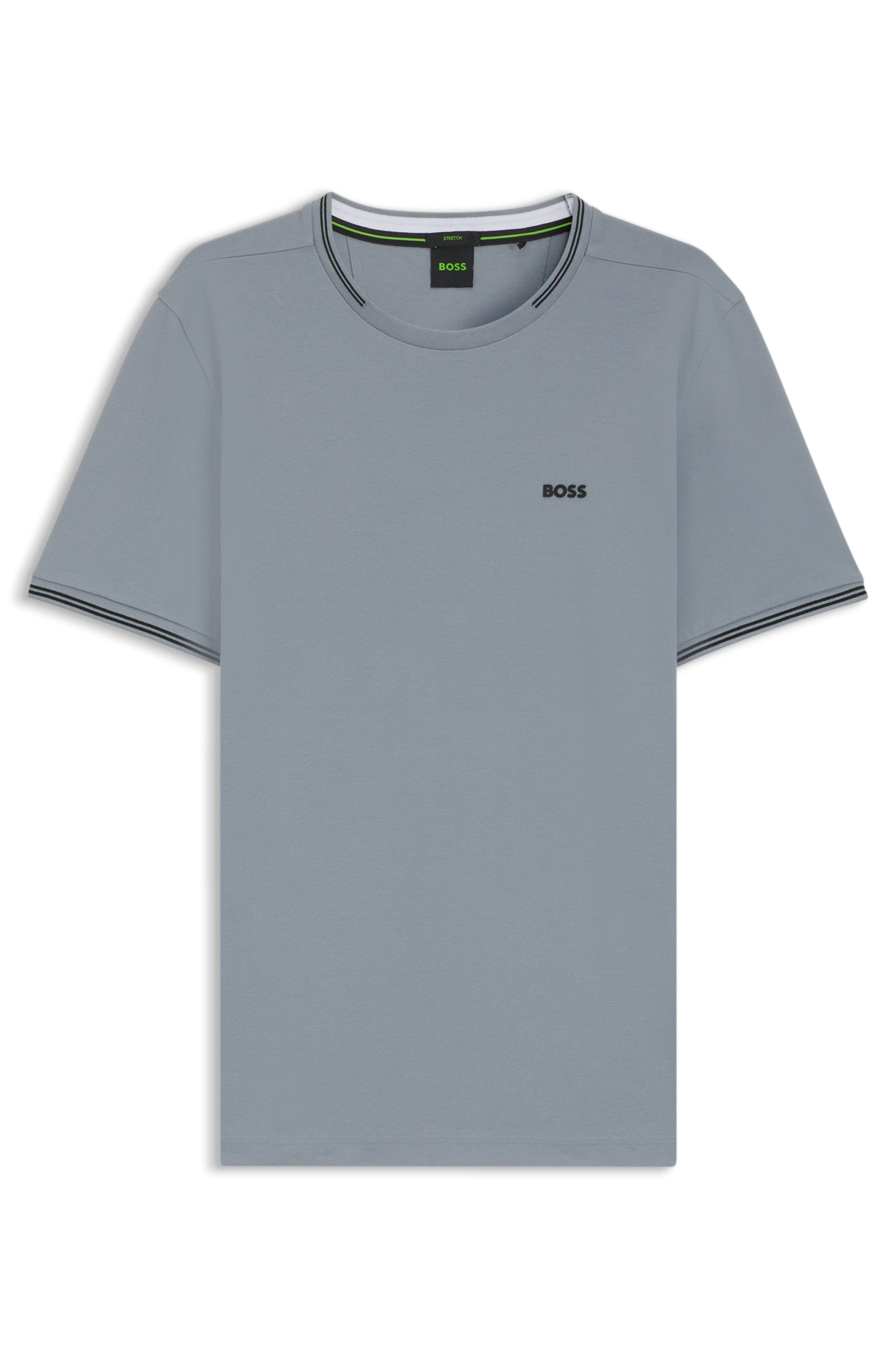 BOSS GREEN T-Shirt »Taul«, mit kontrastfarbenen Streifendetails