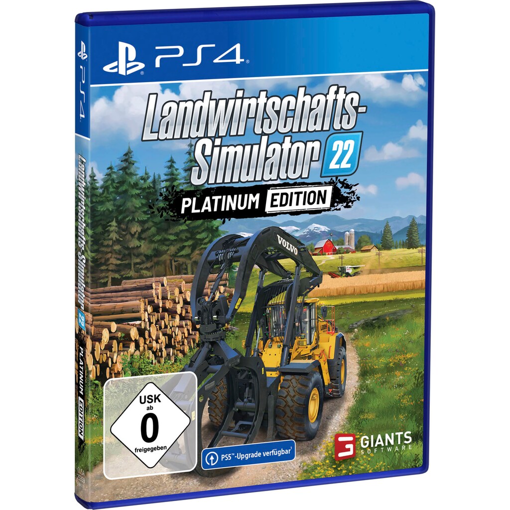 Astragon Spielesoftware »Landwirtschafts-Simulator 22: Platinum-Edition«, PlayStation 4