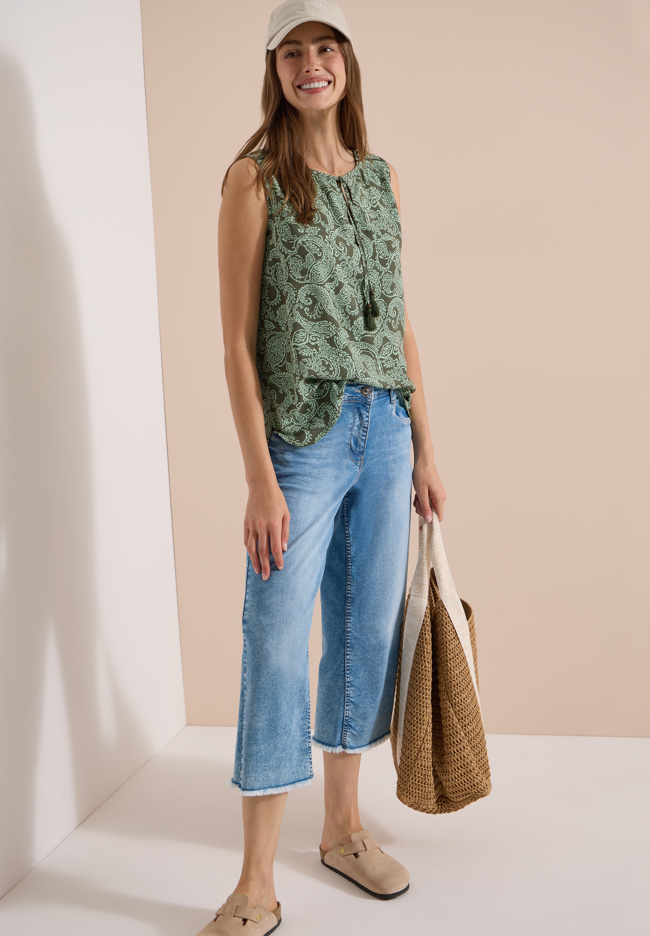 Cecil Blusentop mit allover Print