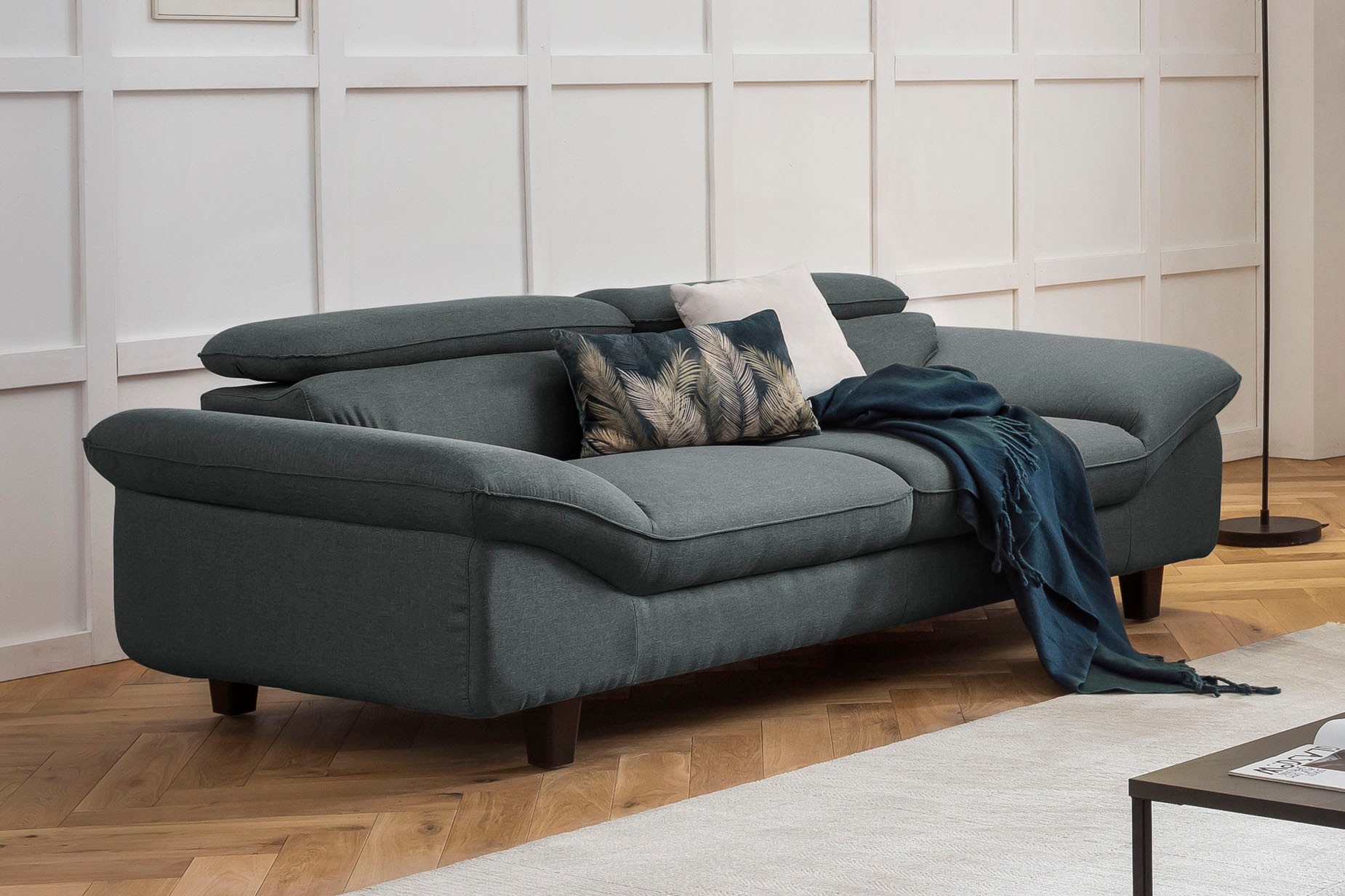 Home affaire 2-Sitzer »Pilot«, Big-Sofa mit Kopfteilverstellung