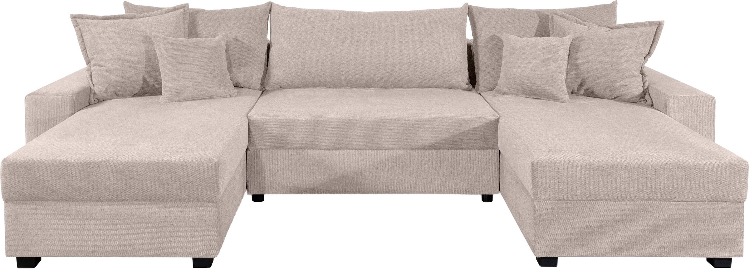 OTTO home Wohnlandschaft »Alexa« Wohnlandschaft,2  Ottomane,Bonnelfederkern,Schlaffunktion