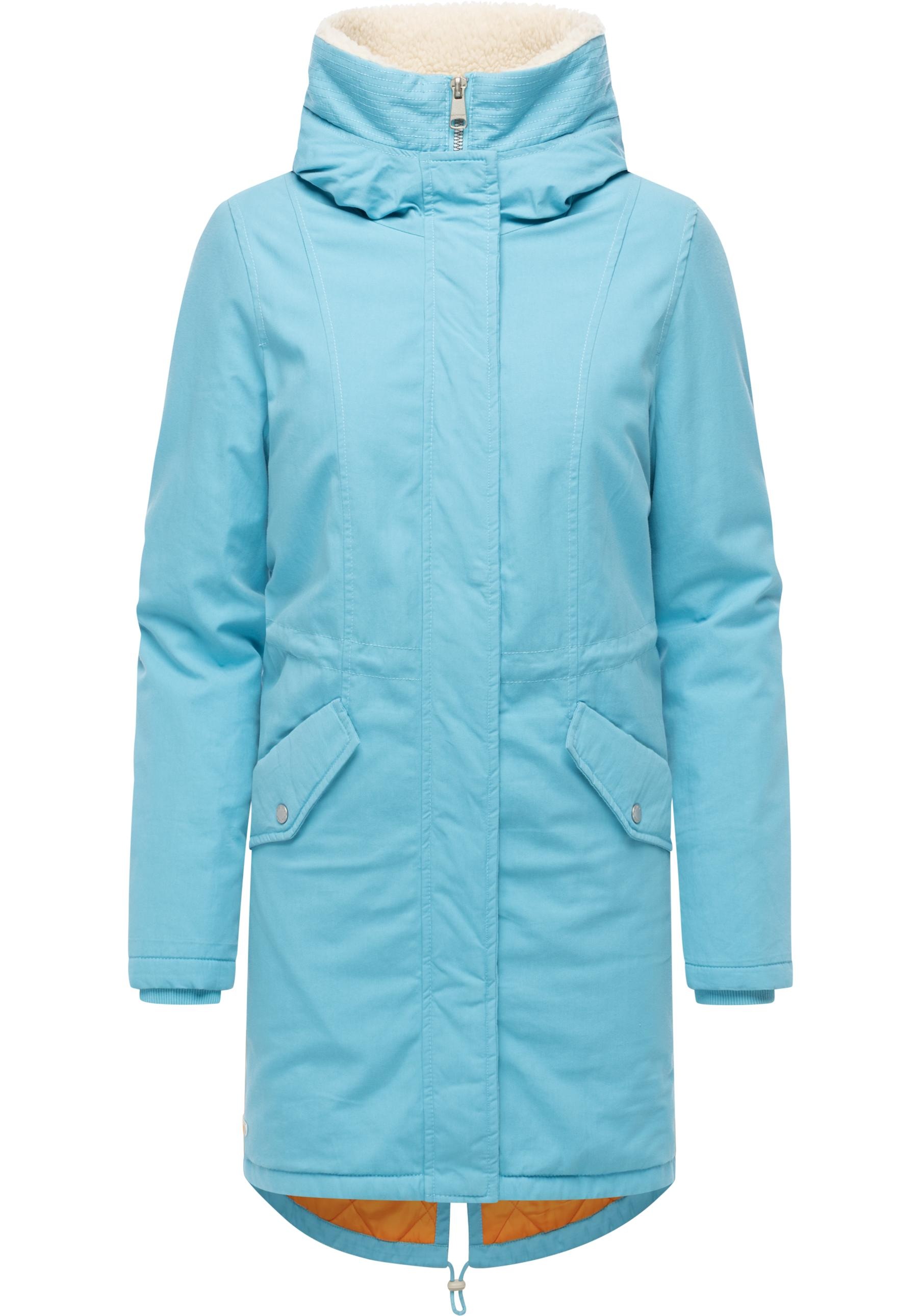 Ragwear Kurzmantel "Coogle YOUMODO" Kurzer Damen Wintermantel mit Rucksack-Trägern