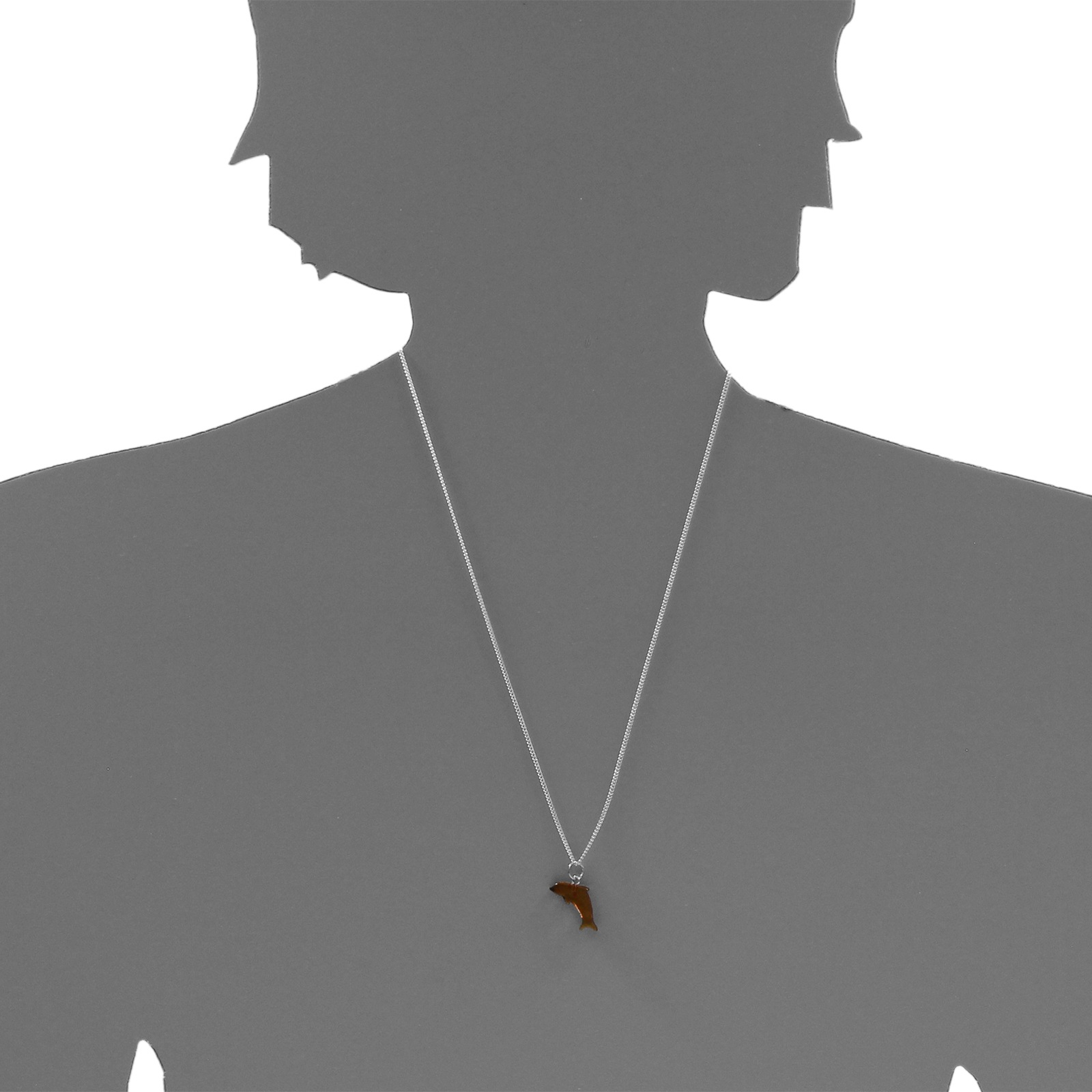 OSTSEE-SCHMUCK Delphin Pendant White Silver 925 2