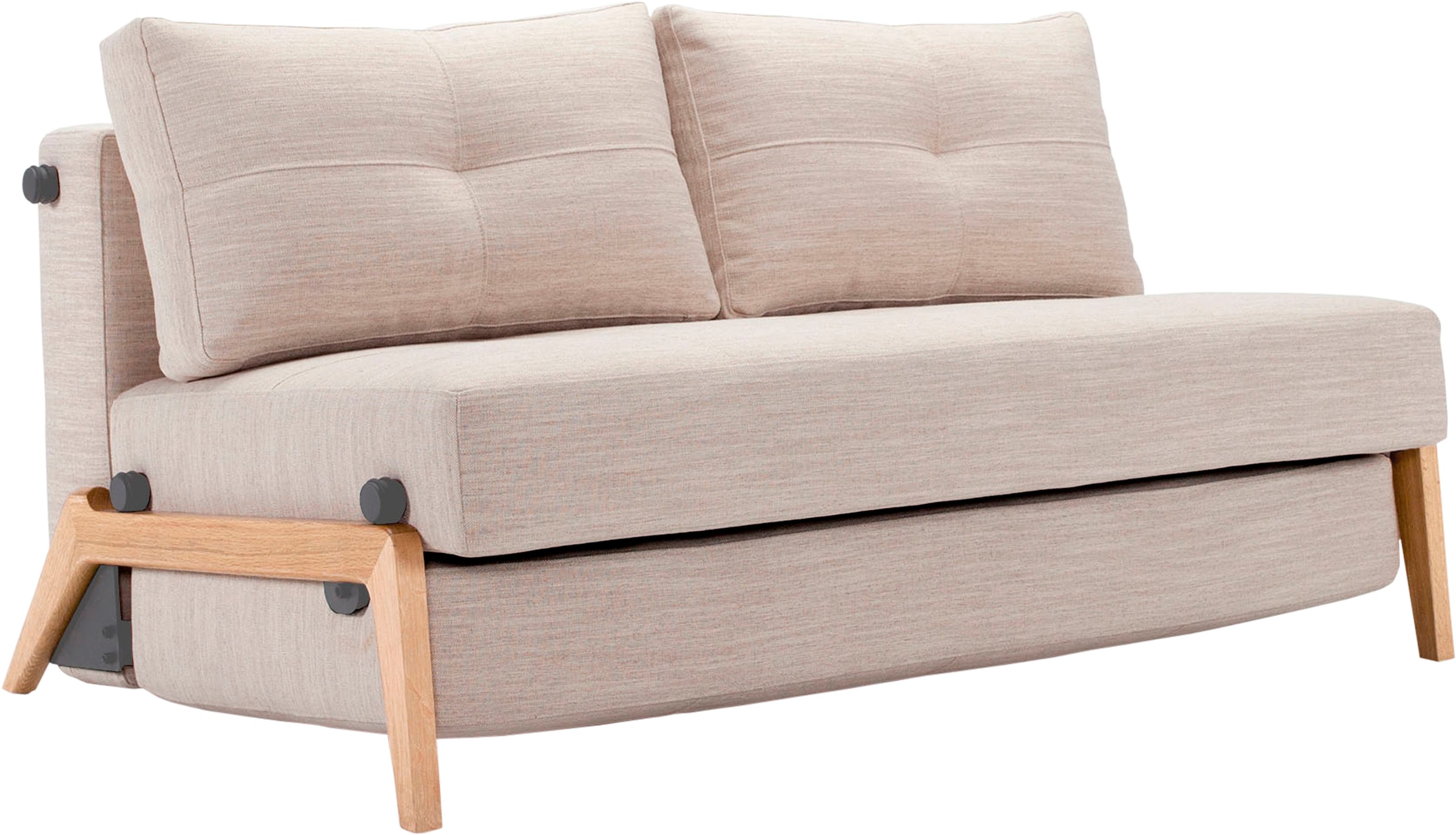 INNOVATION LIVING »Cubed«, bestellen BAUR Eiche Kompaktes ™ | aus mit Füßen Schlafsofa Klappsofa