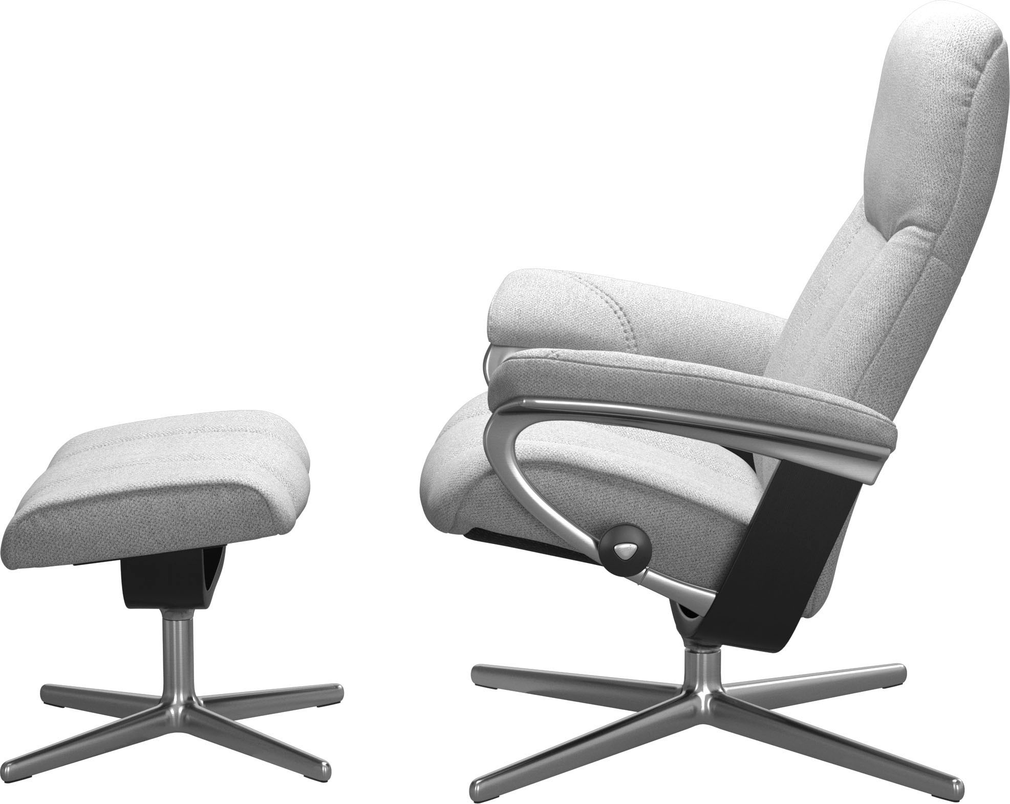 Stressless® Relaxsessel »Consul«, mit Cross Base, Größe S, M & L, Holzakzent Schwarz