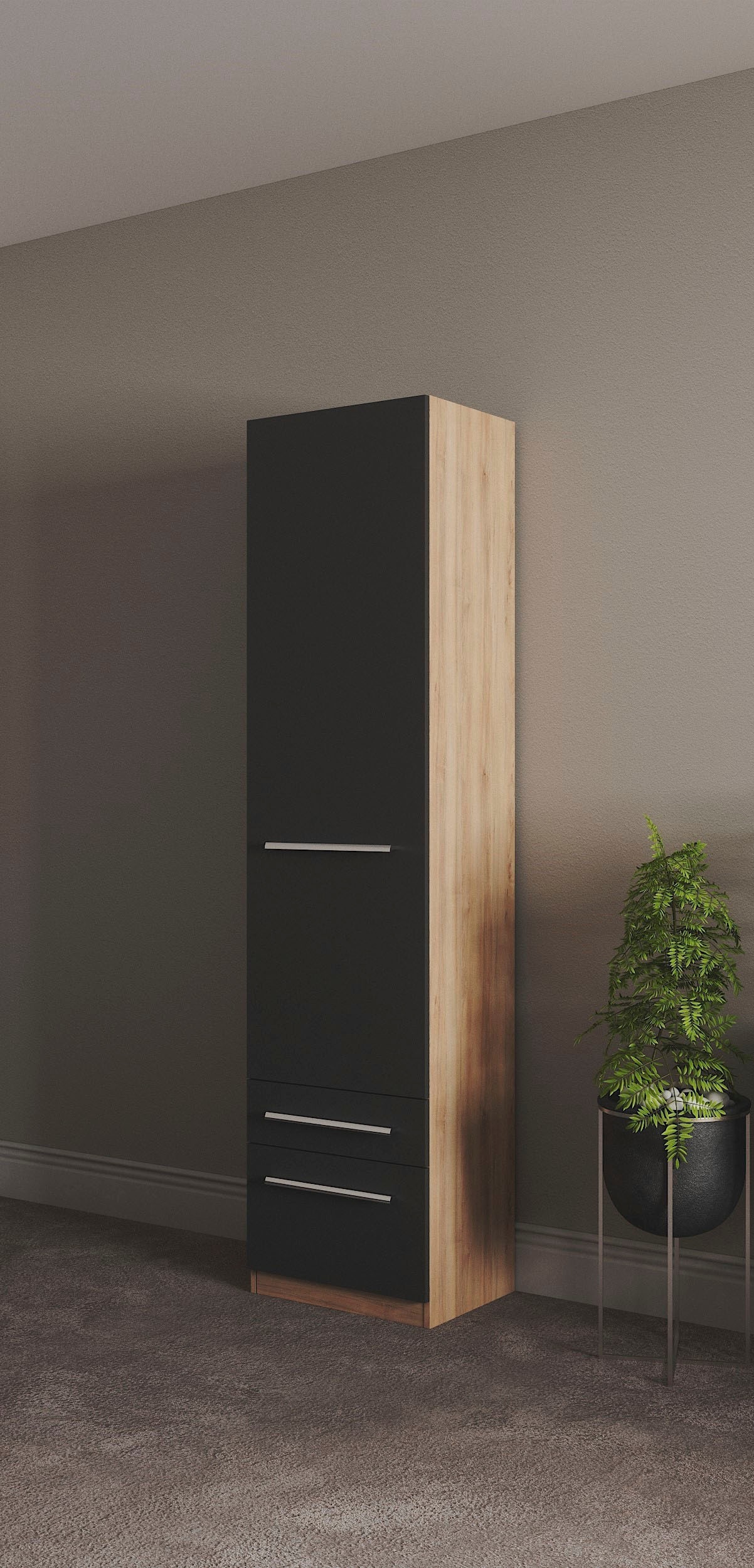 priess Kleiderschrank "Schrank Garderobe Wäscheschrank Barcelona in 5 Breit günstig online kaufen