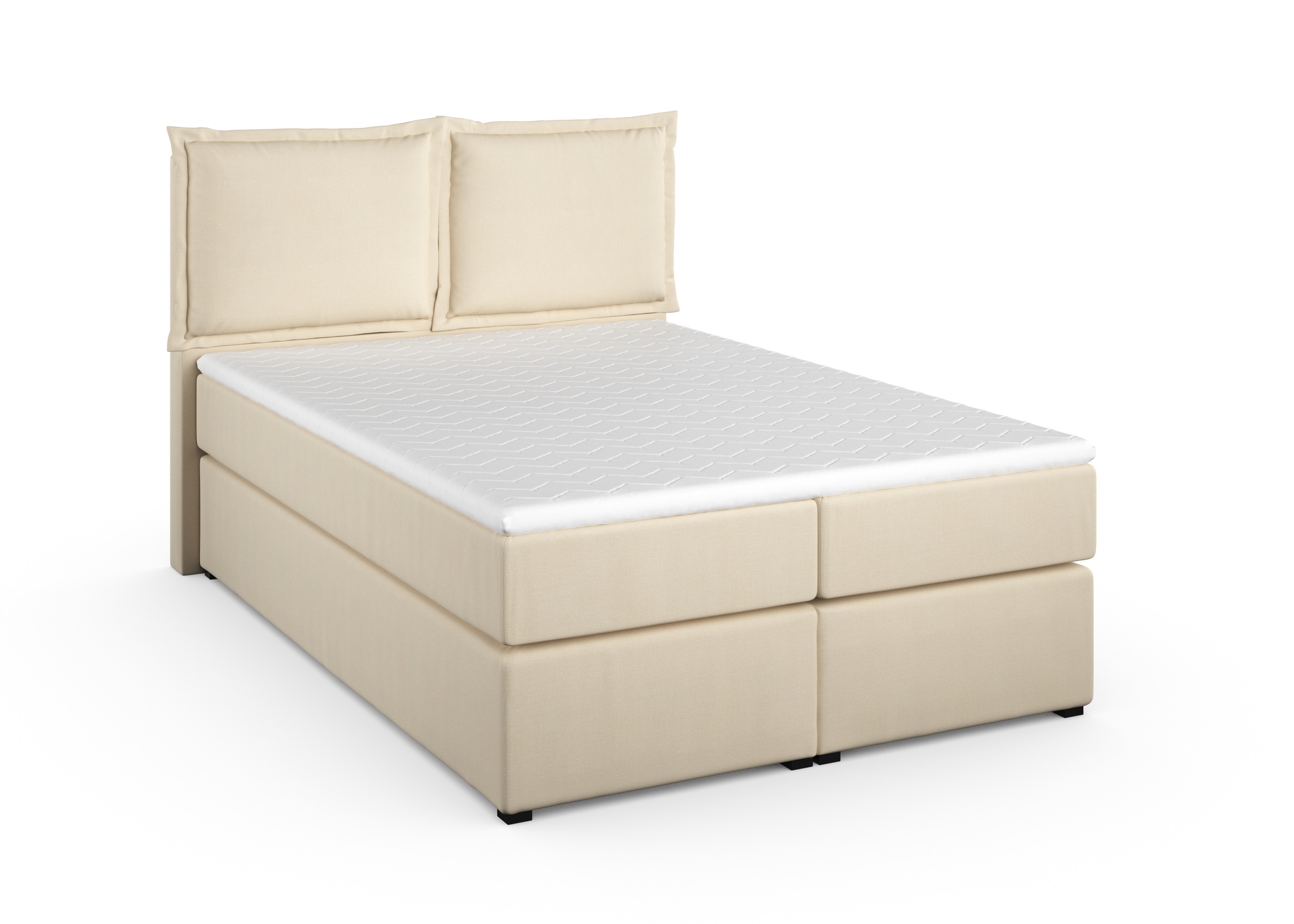 Thumbnail - Home affaire Boxspringbett "Lysann" 5fach verstellbares Kopfteil, in 4 Breiten, 3 Matratzenarten