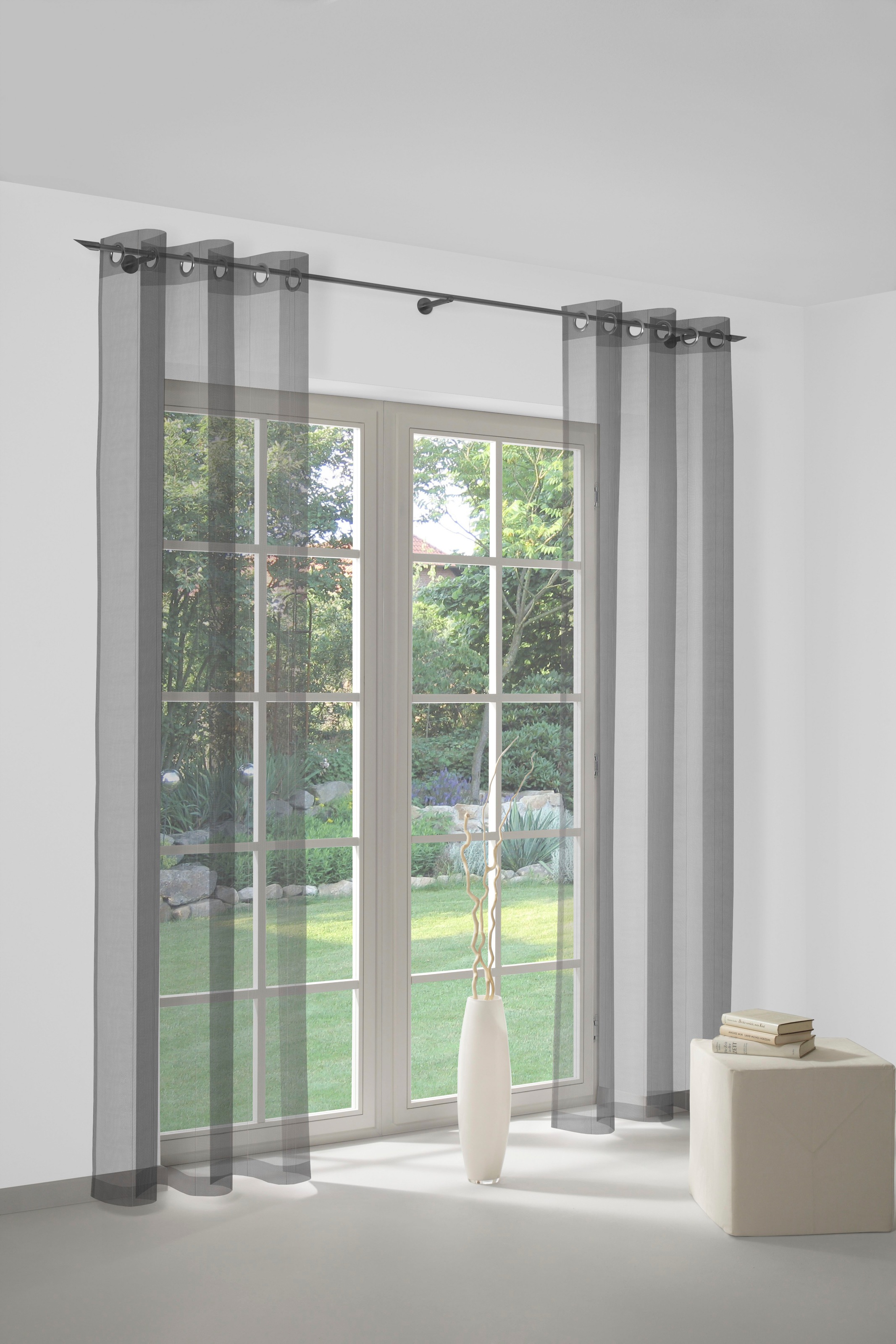 Wirth Gardine "Chiara" Ösen 1 Stk. tlg. günstig online kaufen