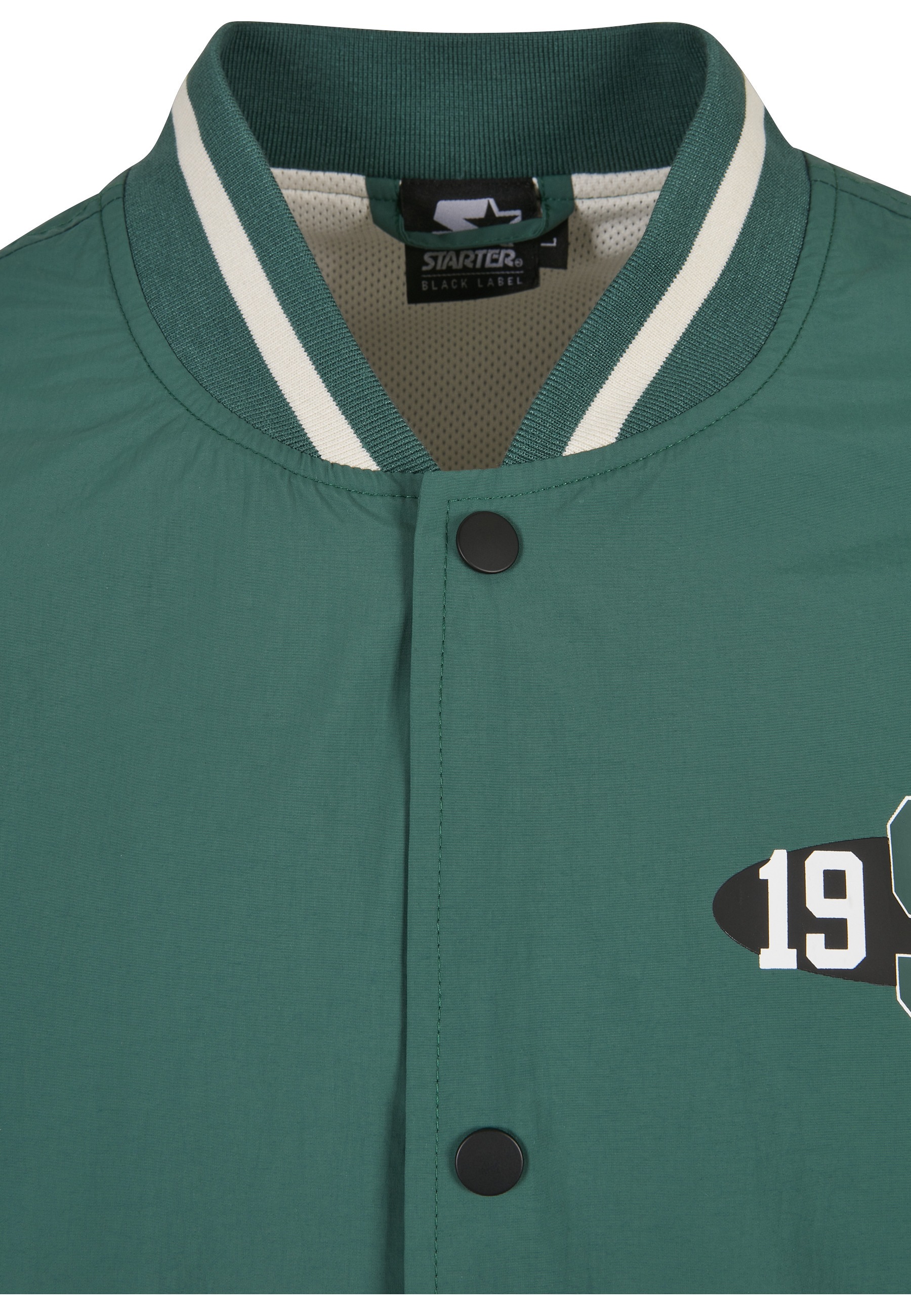 Starter Black Label Veste College Jacket Dark Fresh Green / Pale White S 2