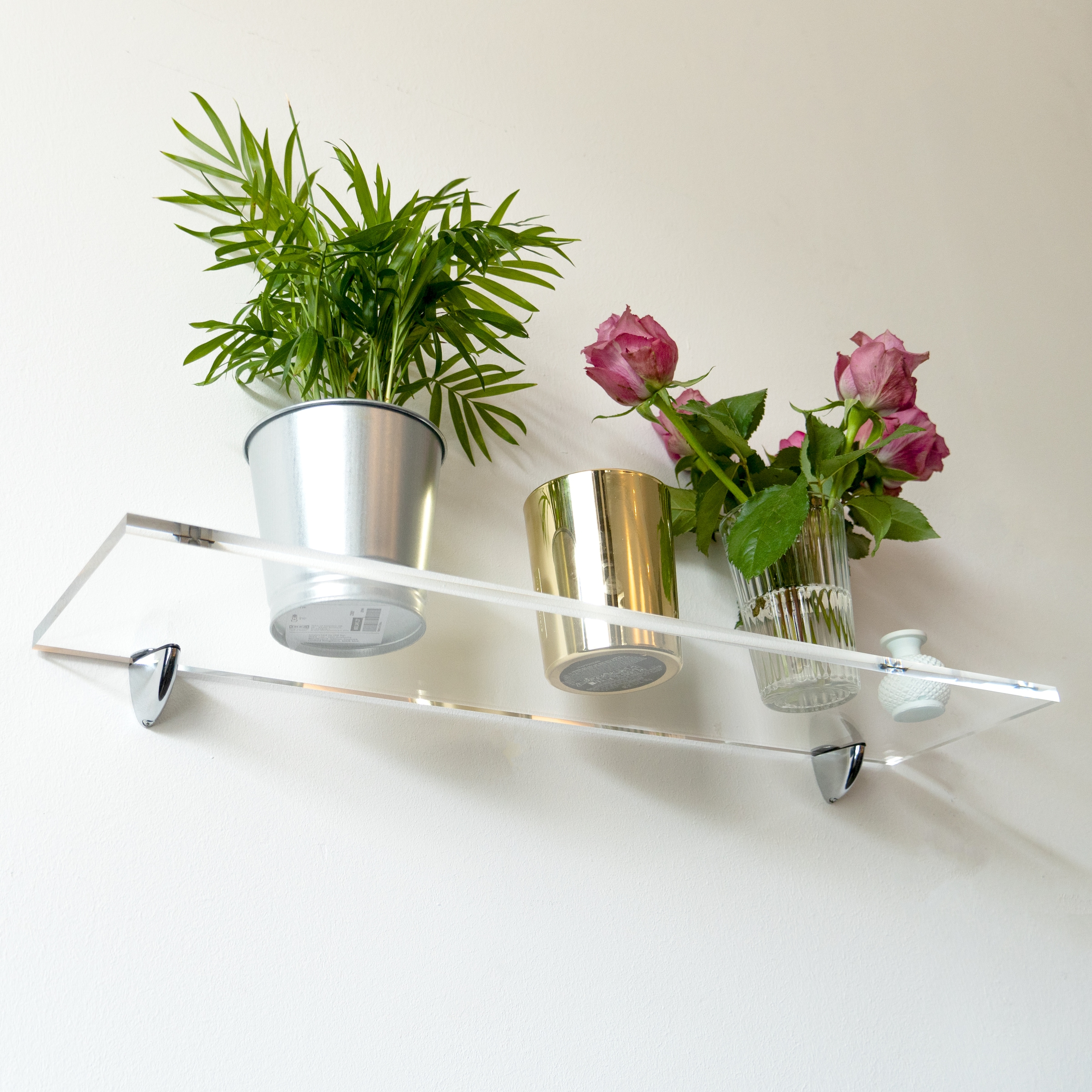 queence Deko-Wandregal "Elle" Acrylglas 10mm, kantenpoliert - inkl. Befesti günstig online kaufen