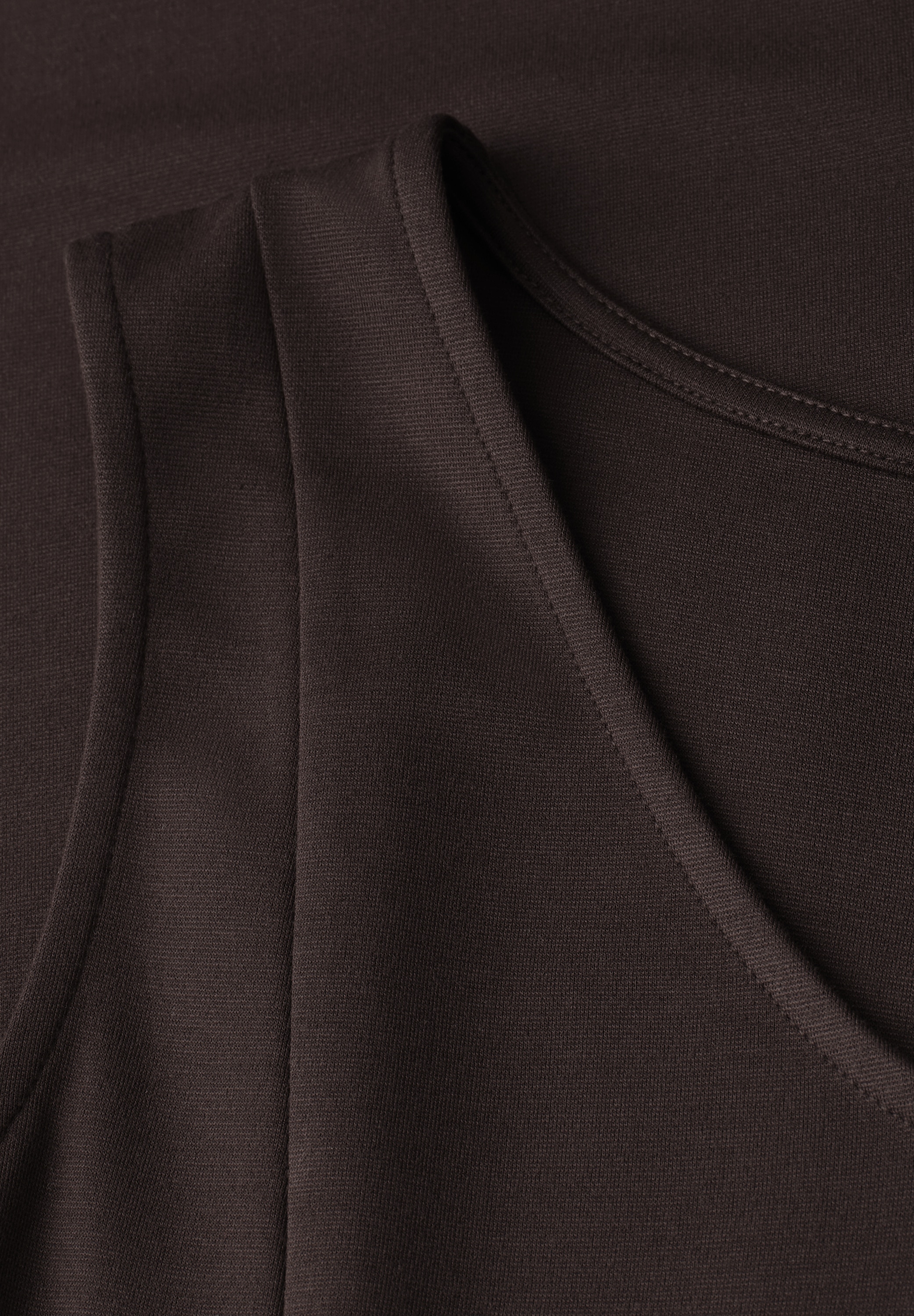 STREET ONE Jerseykleid Ohne Taschen in Unifarbe