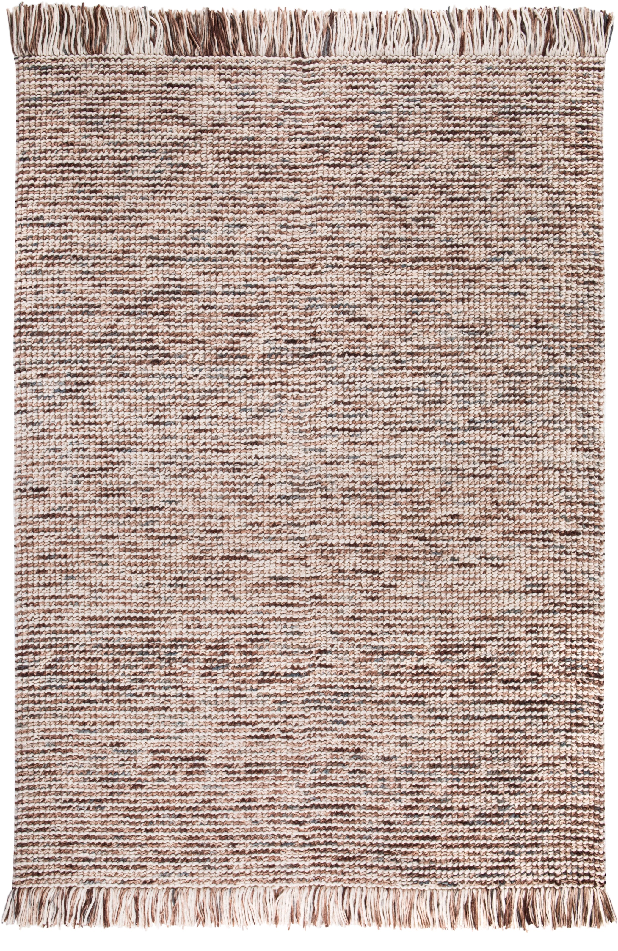 LUXOR living Teppich "Morton", rechteckig, reine Baumwolle, handgewebt, mit Fransen, Wohnzimmer