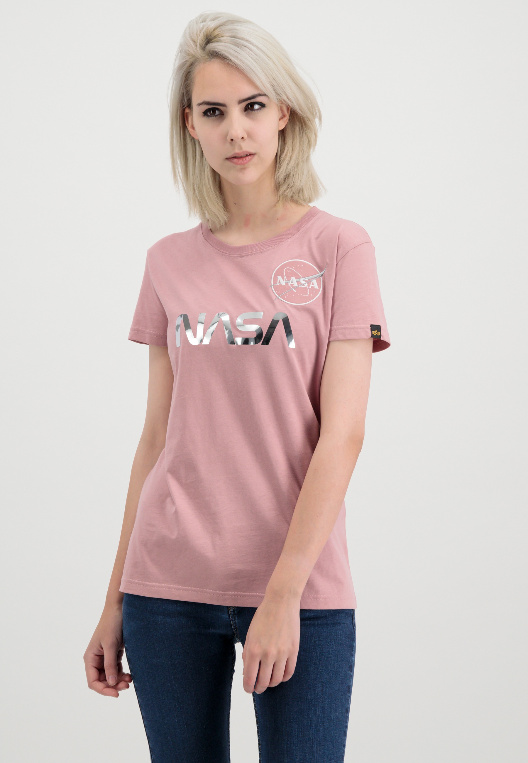 T-Shirt »ALPHA INDUSTRIES Women - T-Shirts NASA PM T Wmn«