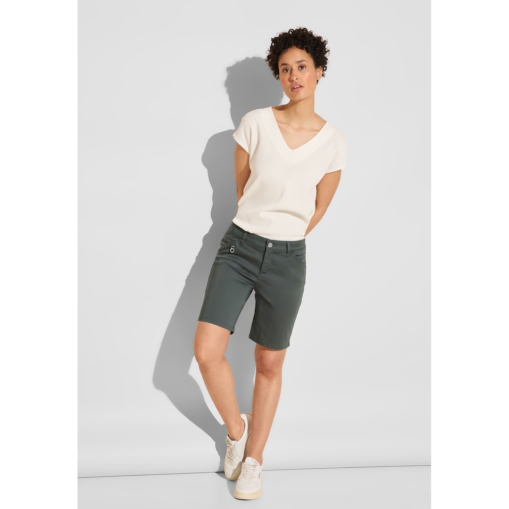 STREET ONE Shorts, Middle Waist