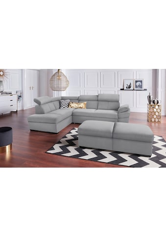 exxpo - sofa fashion Ecksofa »Salerno« su Kopfteil- ir Armt...