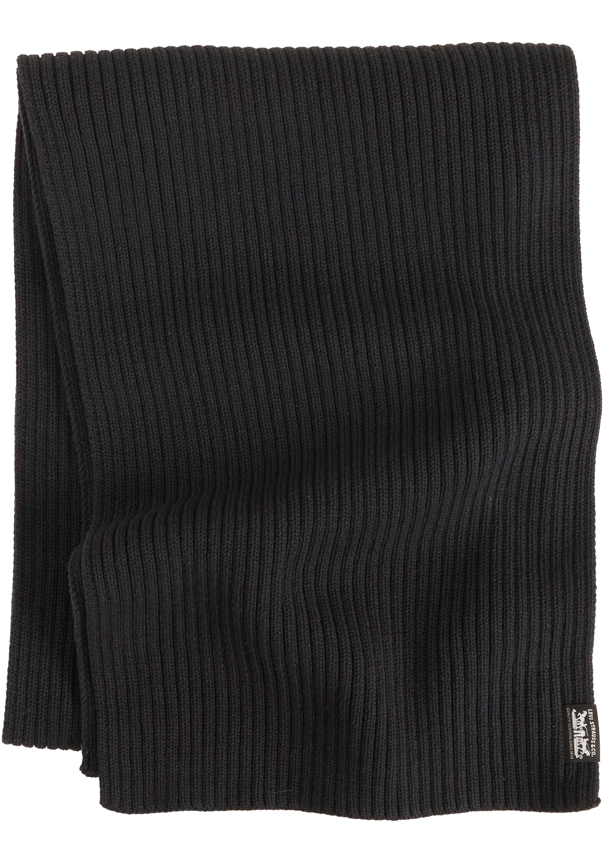 Levis Strickschal "SUNSET SCARF" cosy Rippstrickschal, Baumwolle, One size