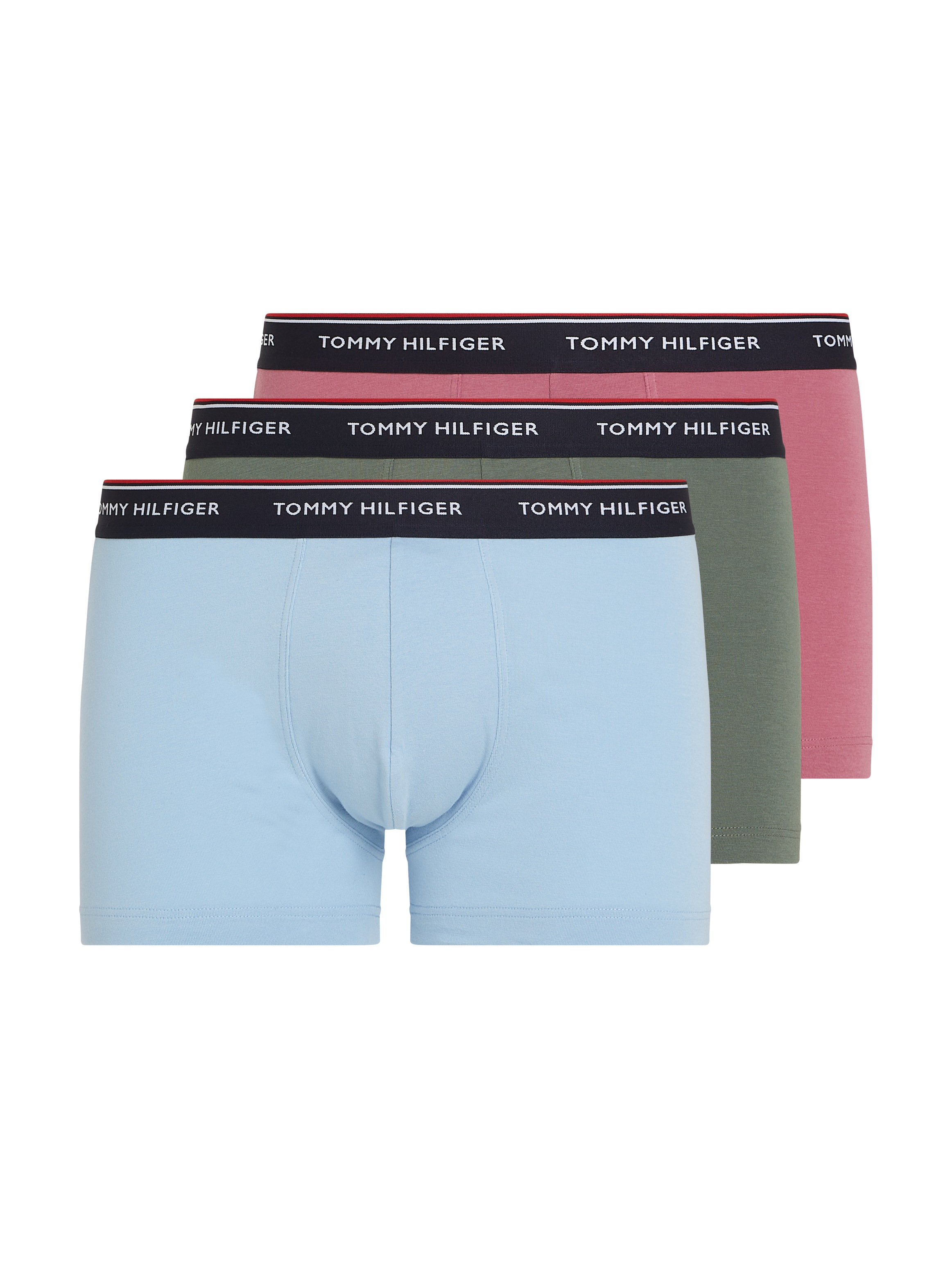Tommy Hilfiger Underwear Trunk 3P TRUNK Packung 3 St. 3er Pack mit Logo Elastikbund bestellen BAUR