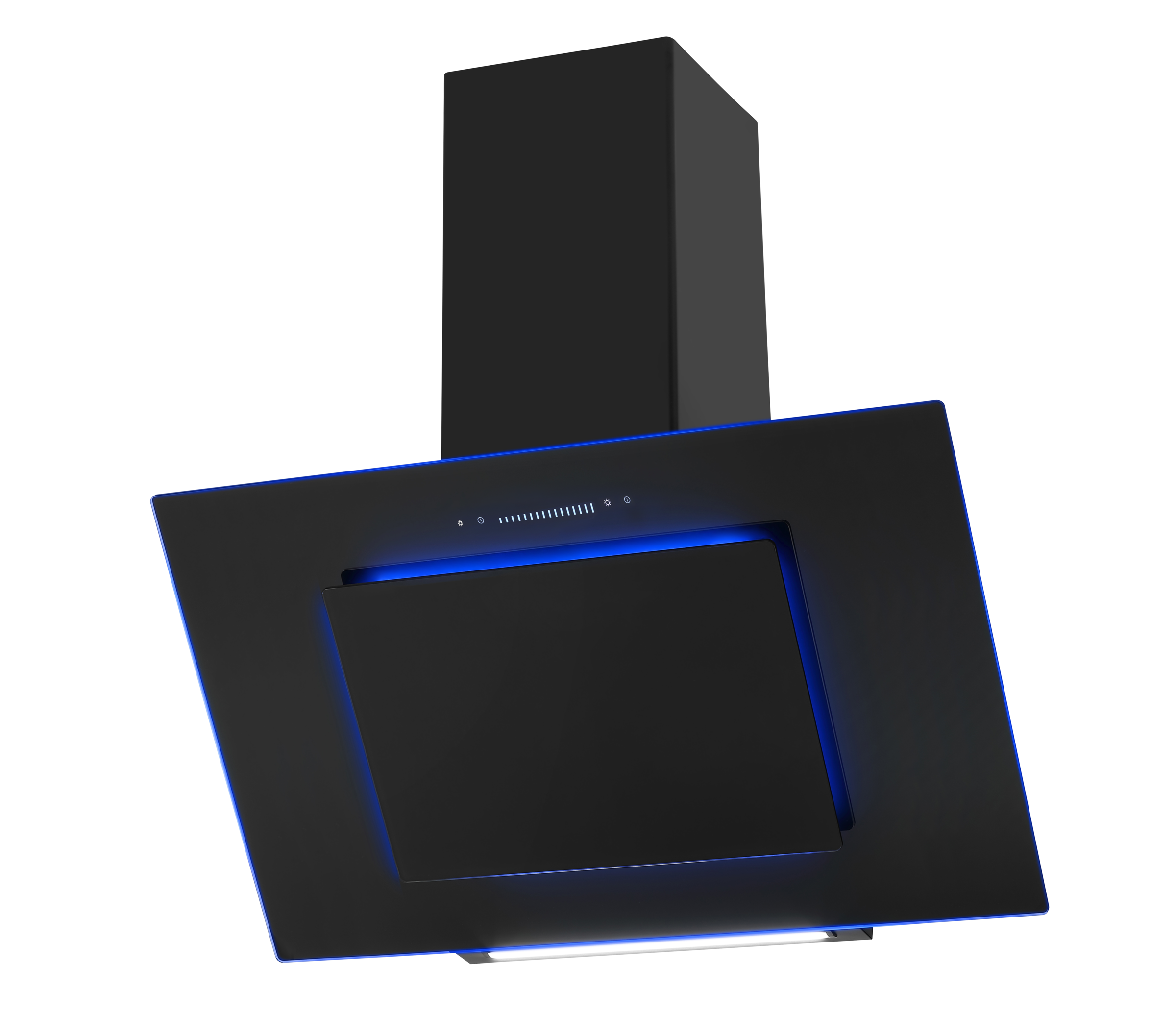 Amica Kaminhaube »KHF 685 651 S« Schwarz & flexibel: Licht an, Slider rauf – im Nu sauber