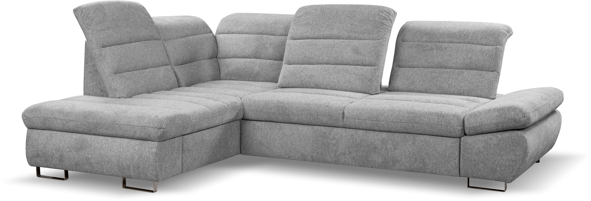 WERK2 Ecksofa "Roma L-Form", Sofa mit Schlaffunktion, Sitztiefenverstellung günstig online kaufen