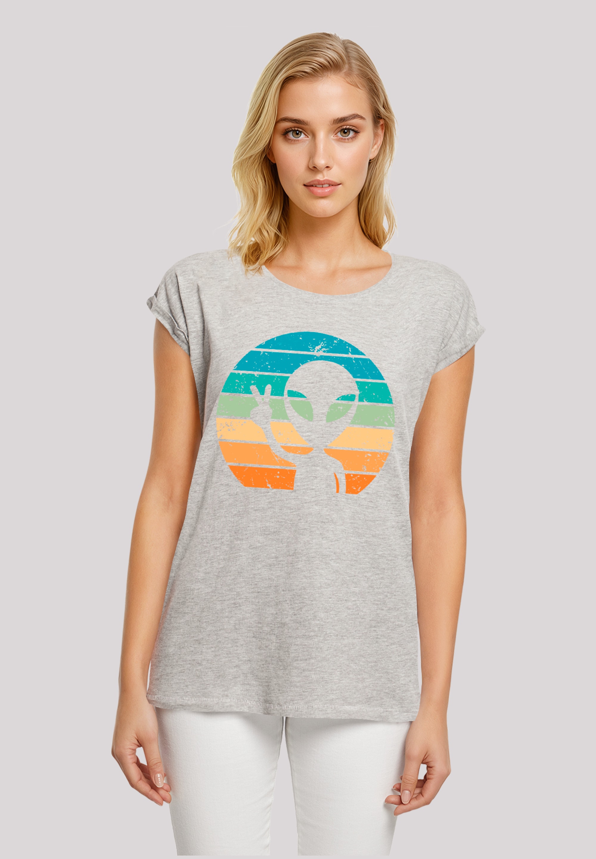 F4NT4STIC T-Shirt "Alien Piece Sonnenuntergang", Premium Qualität günstig online kaufen
