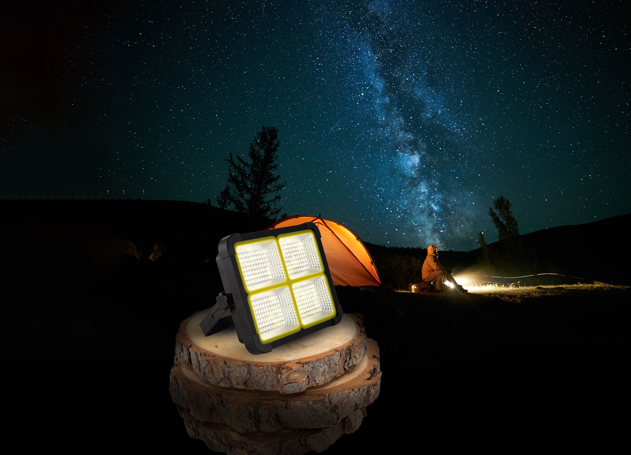 GLOBO LIGHTING LED Solarleuchte »SOLARLEUCHTE KUNSTSTOFF SCHWARZ, 1XLED«, Leuchtmittel LED-Modul | LED fest integriert, Solar/IP44/Laden mittels Solar oder USB/hängen,stellen, Magnet