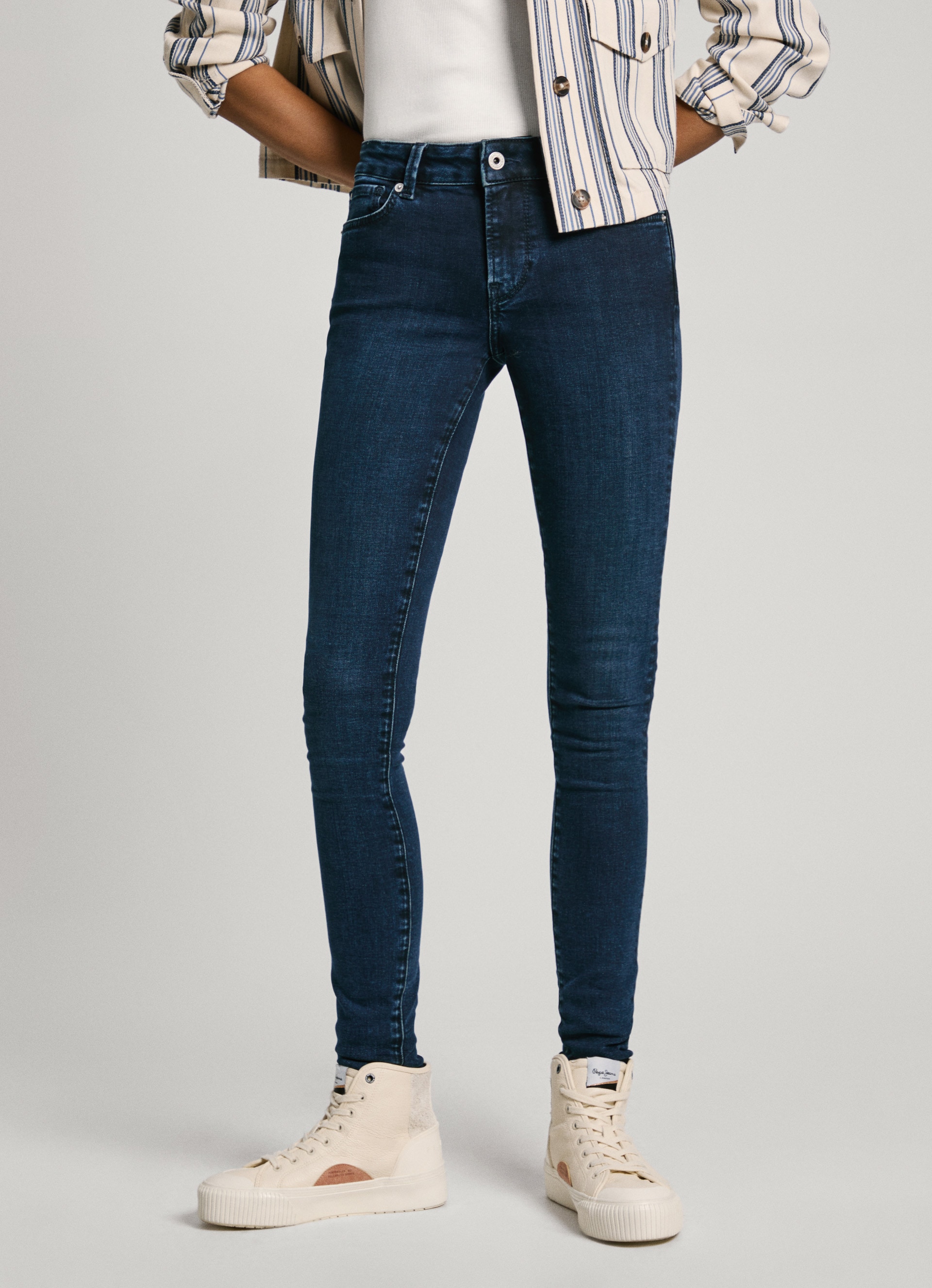 Pepe Jeans Skinny-fit-Jeans "SKINNY JEANS LW", in verschiedenen Waschungen