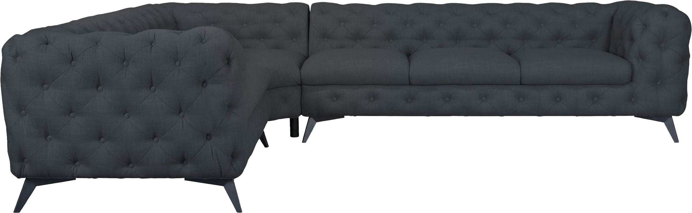 Home Affaire Glynis Corner Sofa Grey 323x264x75cm 9