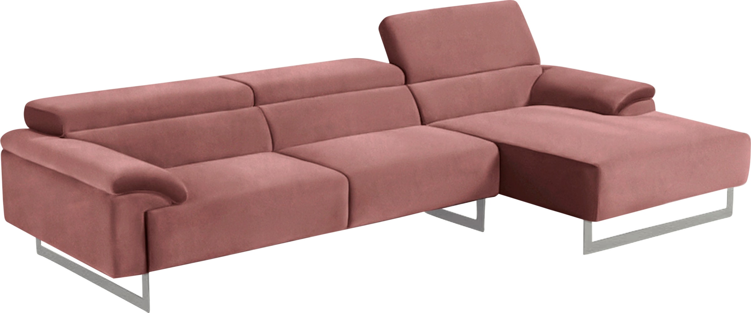 Egoitaliano Ecksofa "Malika, edel und bequem, Designsofa mit hochwertigen B günstig online kaufen