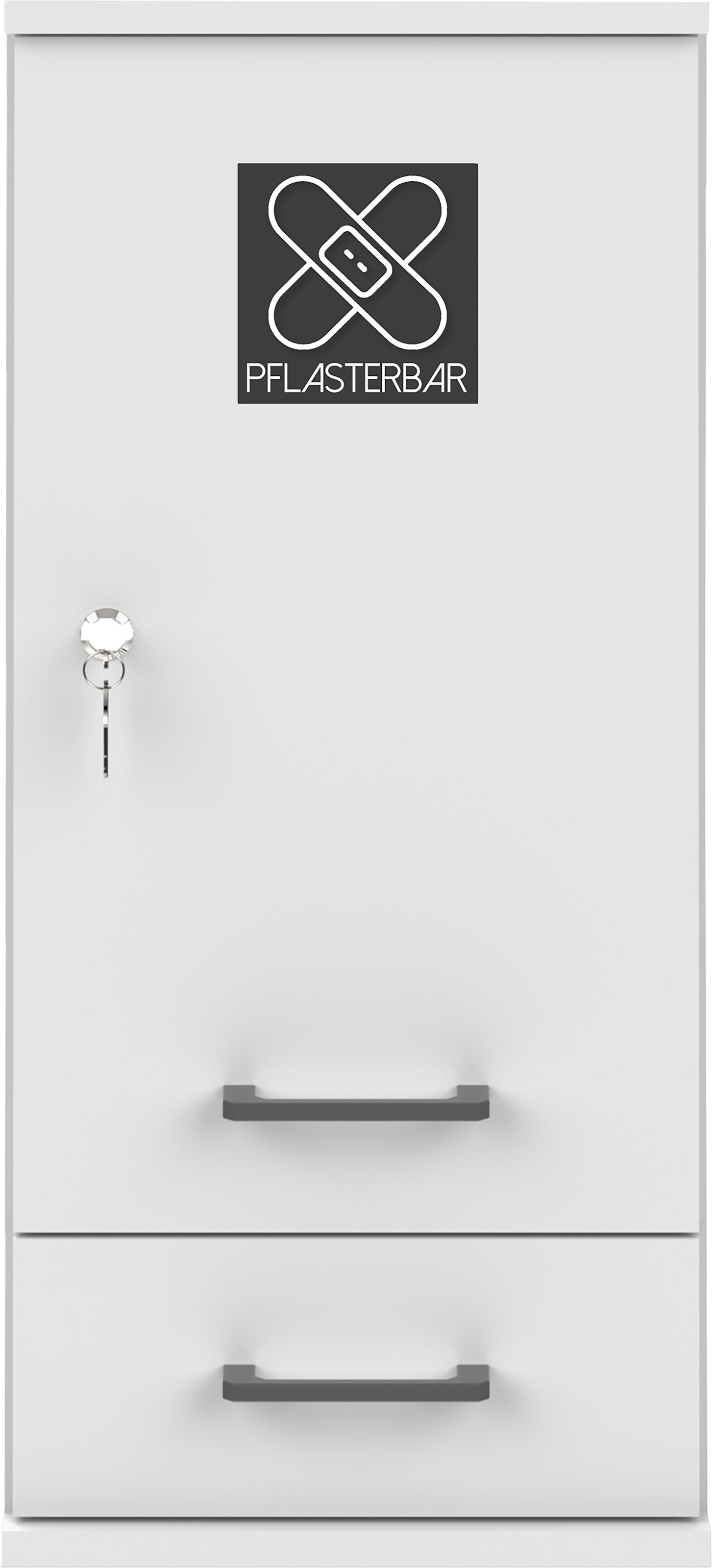 Schildmeyer Medizinschrank »Galeno, mit 3 verschiedenen Aufklebern, Breite 30 cm, Made in Germany« 1 Stk. tlg. Auswahl aus 3 verschiedenen Aufklebern zum Anbringen, Made in Germany