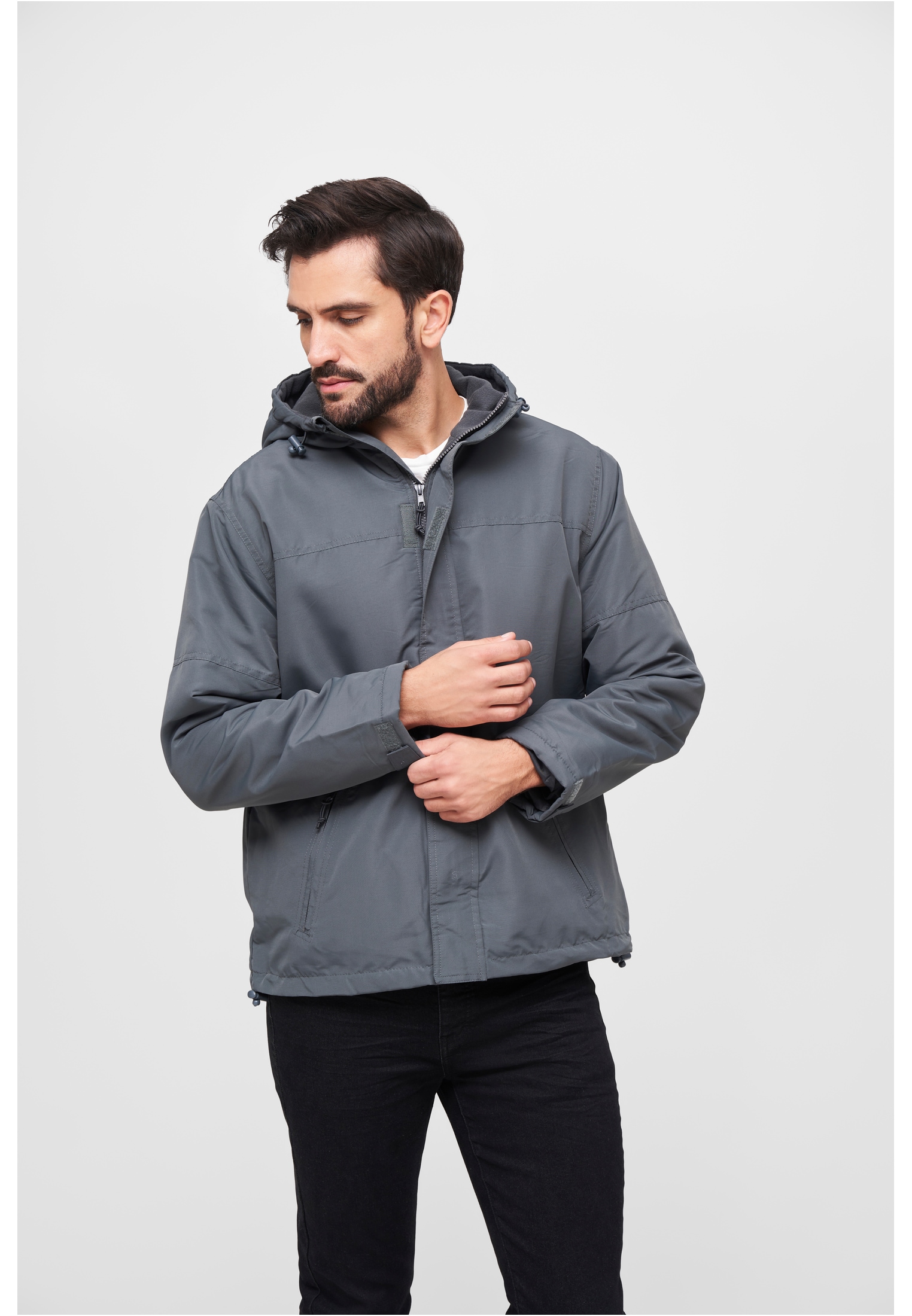 Brandit Outdoorjacke »Herren Windbreaker Frontzip«, (1 St.), mit Kapuze ▷  für | BAUR