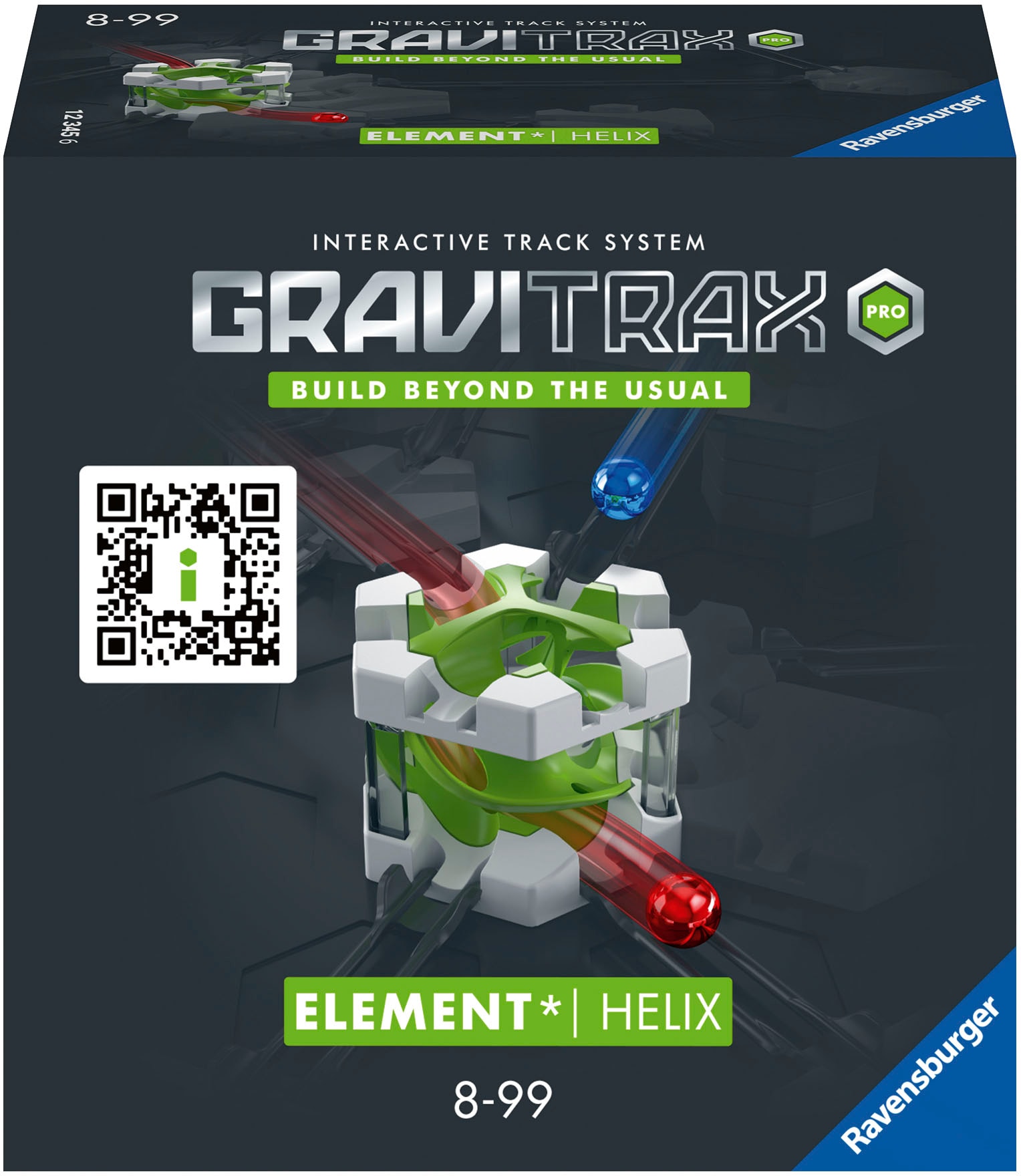 Ravensburger Kugelbahn-Bausatz »GraviTrax PRO Element Helix«, Made in Europe