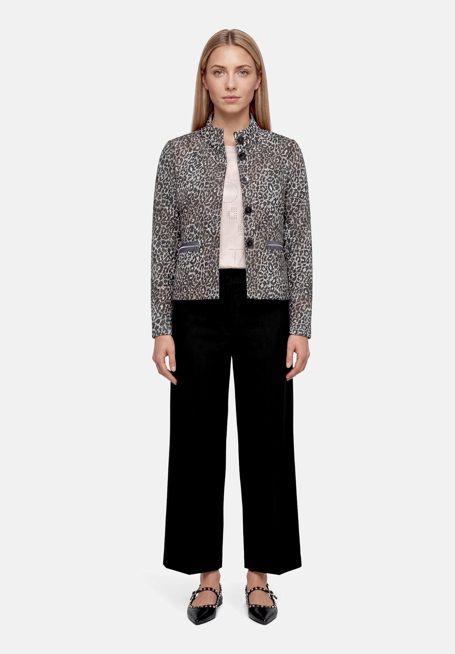 Betty Barclay Sweatjacke "Damen mit Stehkragen"