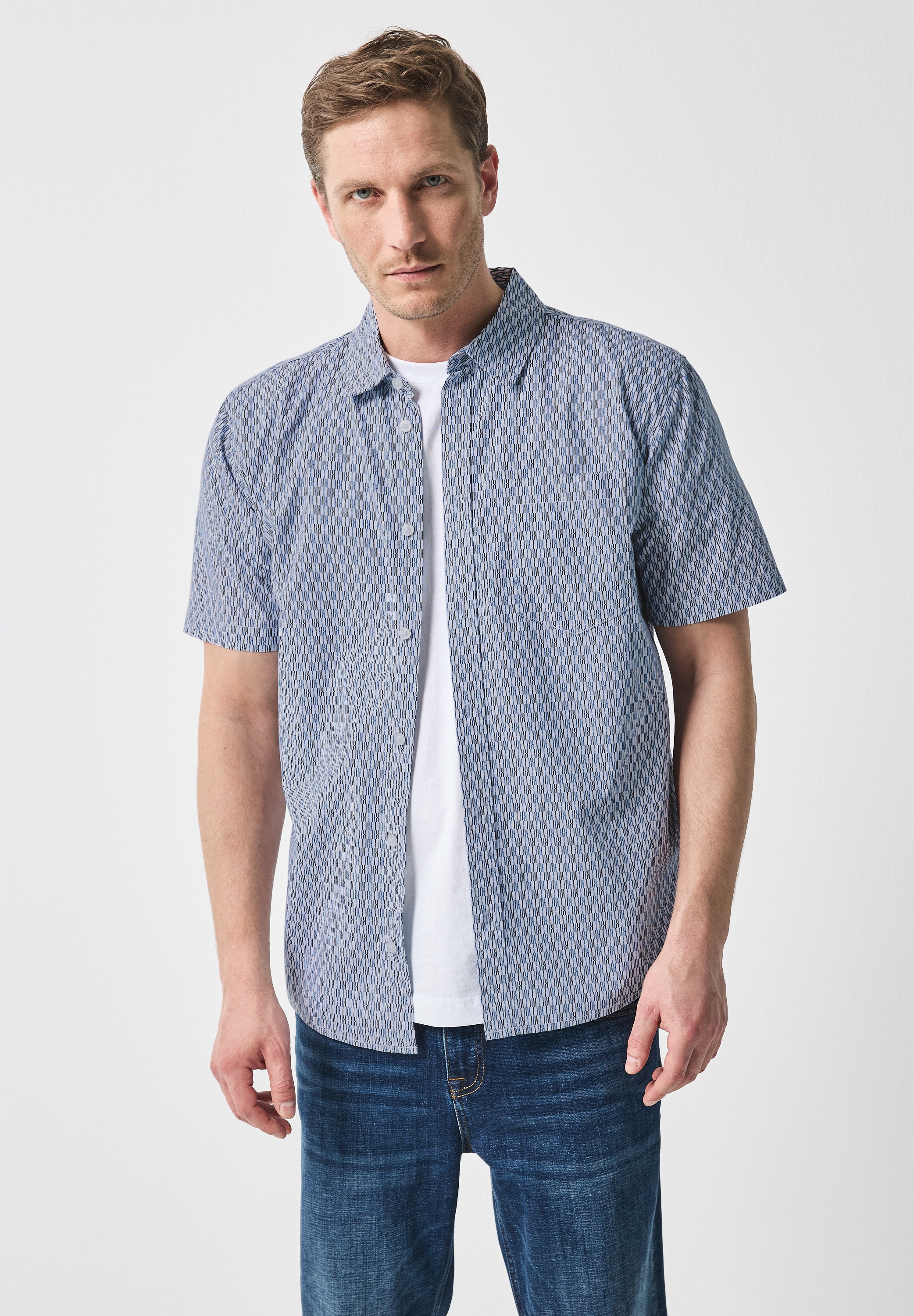 STREET ONE MEN Kurzarmhemd günstig online kaufen