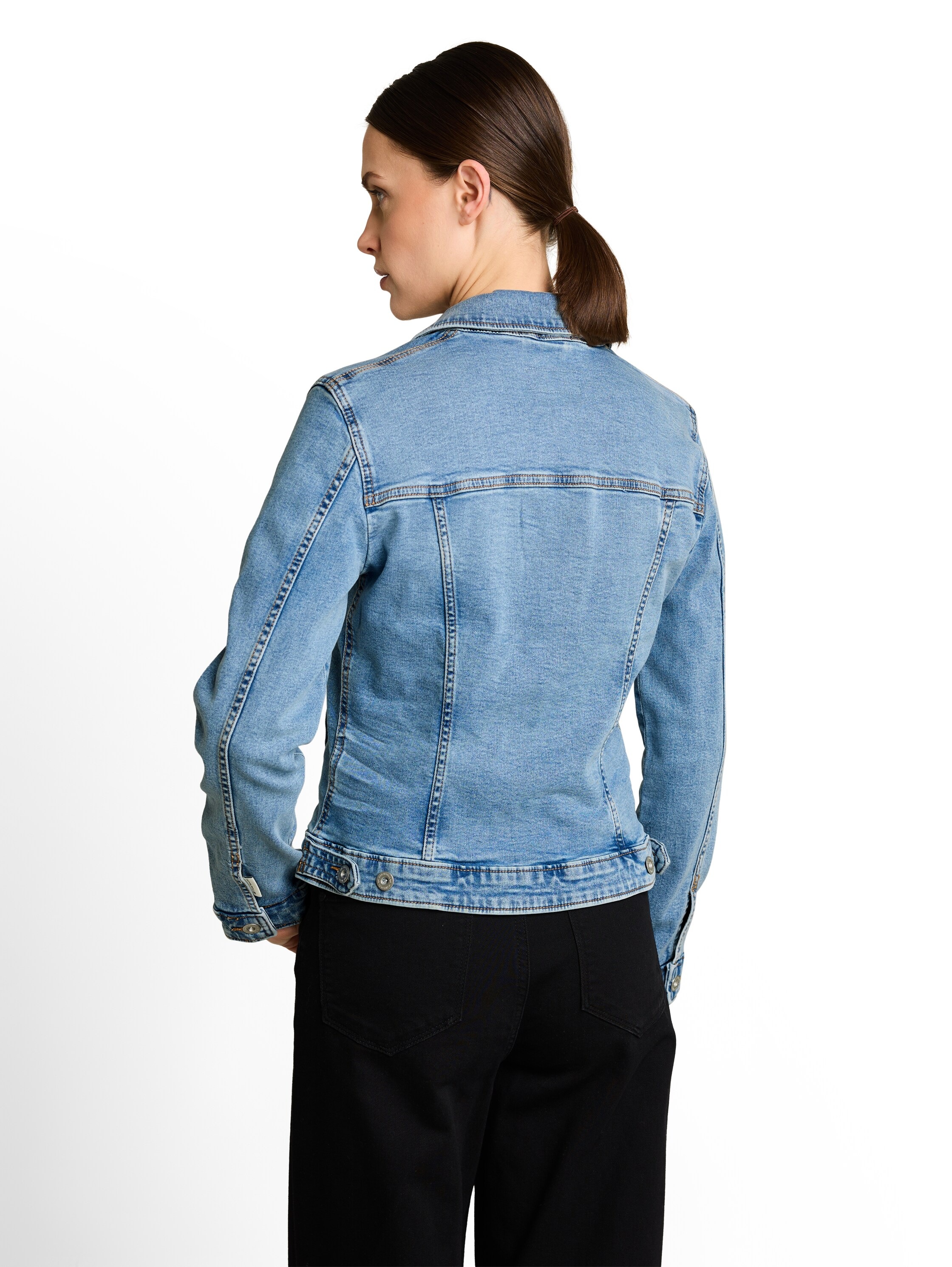 TOM TAILOR Jeansjacke ohne Kapuze mit Stretch günstig online kaufen