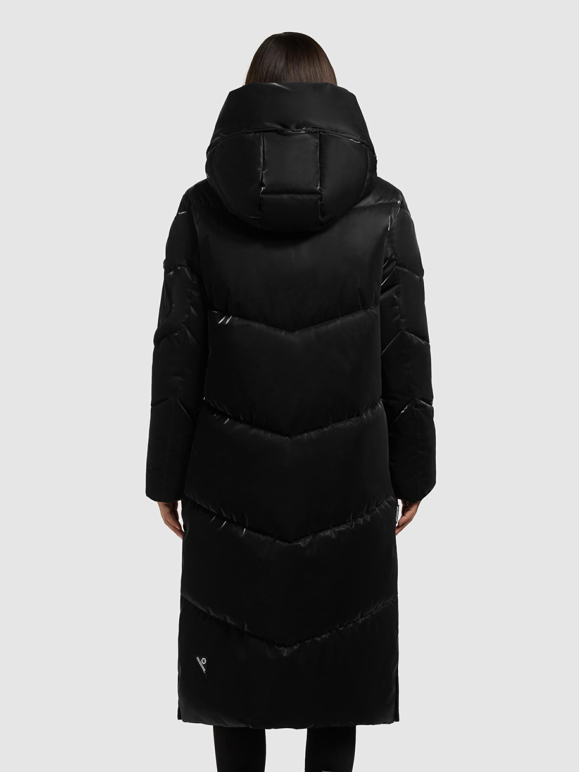 khujo Wintermantel »Pulset Shiny« Winter Steppmantel aus einem auffällig glänzendem Material