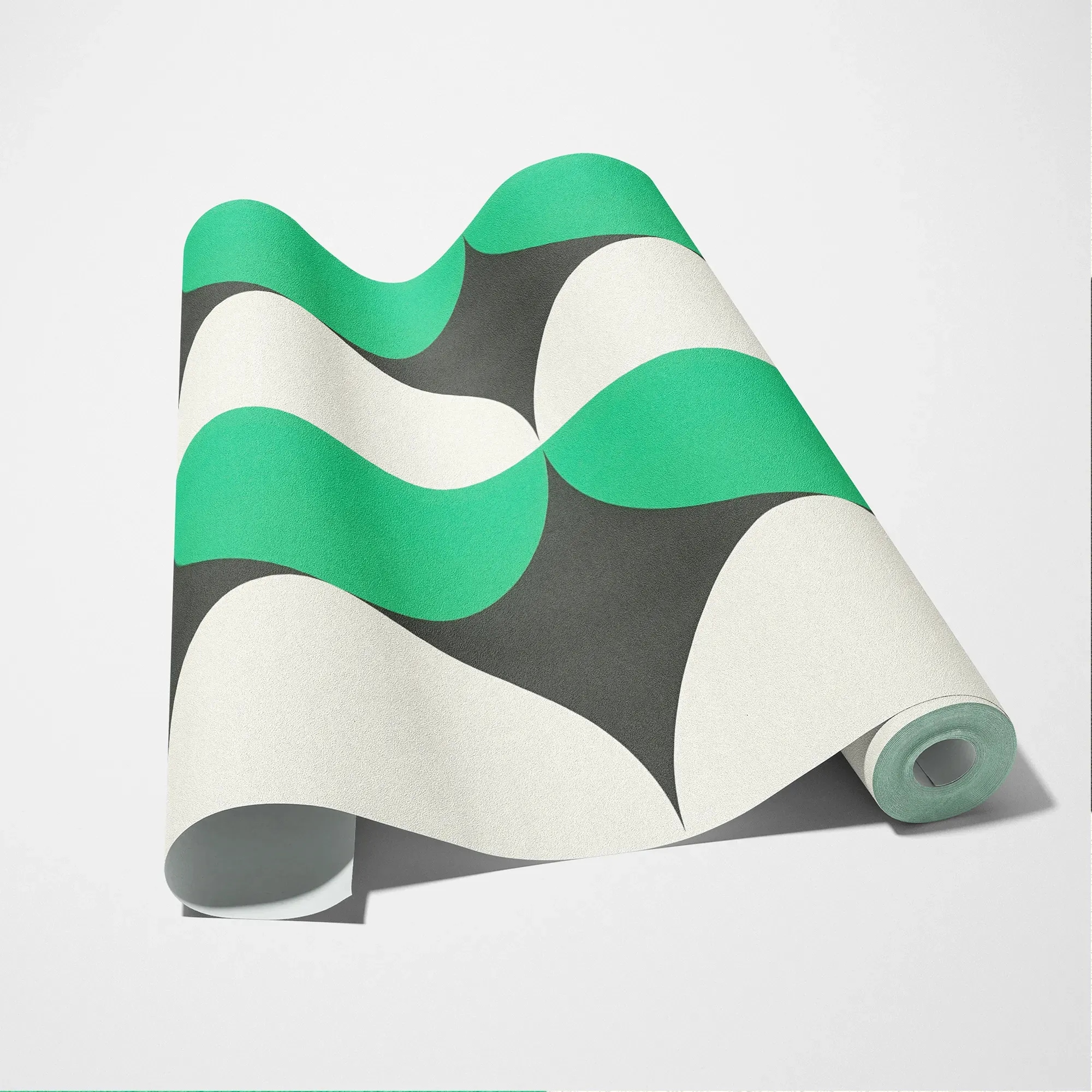 living walls Vliestapete »LIMITED – Retro Color Circles« Retro | geometrisch leicht strukturiert Große Kreise und Kontrastflächen im ausdrucksstarken Retro-Look