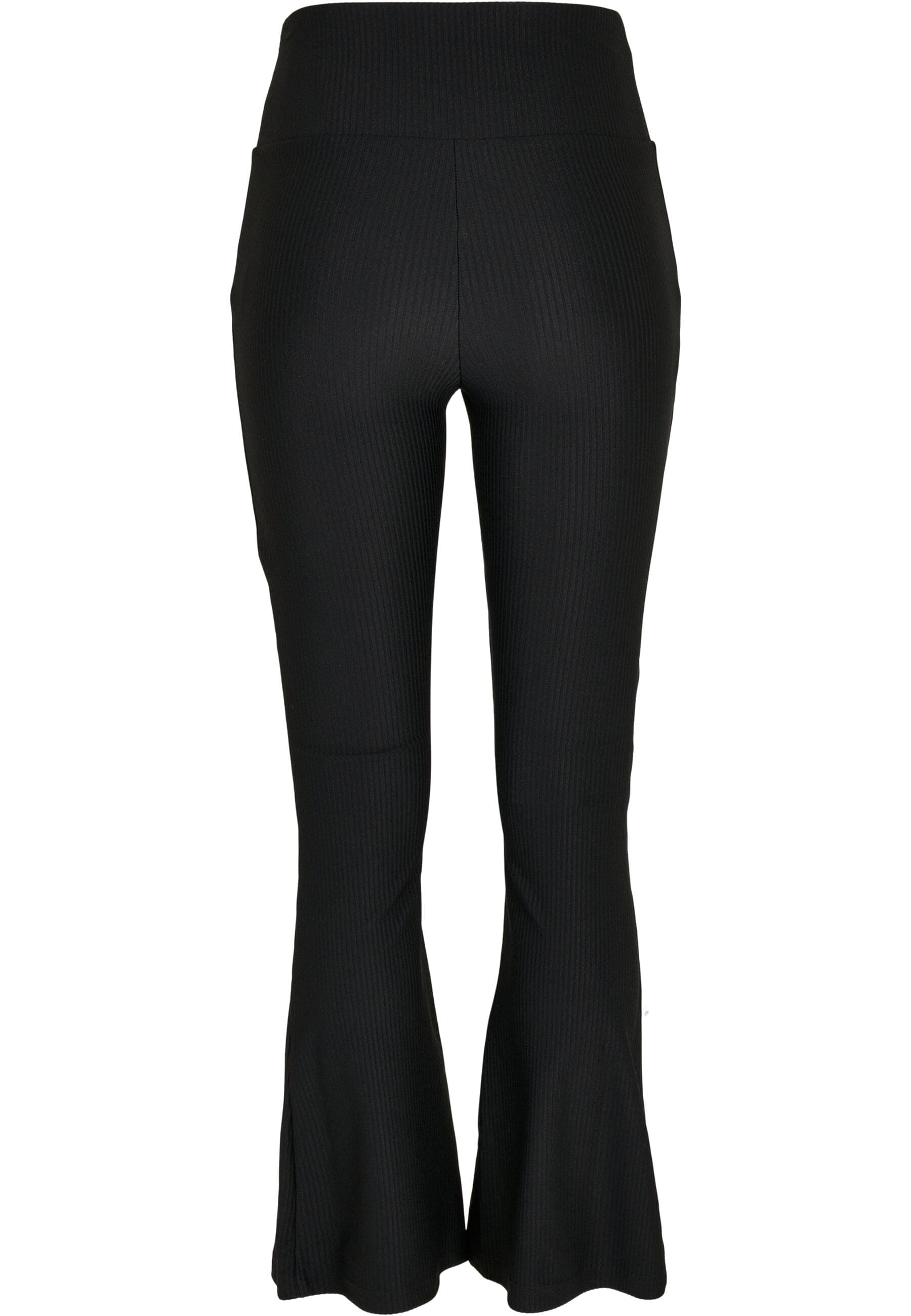 URBAN CLASSICS Leggings »Urban Classics Damen Ladies High Waist Rib Boot Cut Leggings«, (1 tlg.)