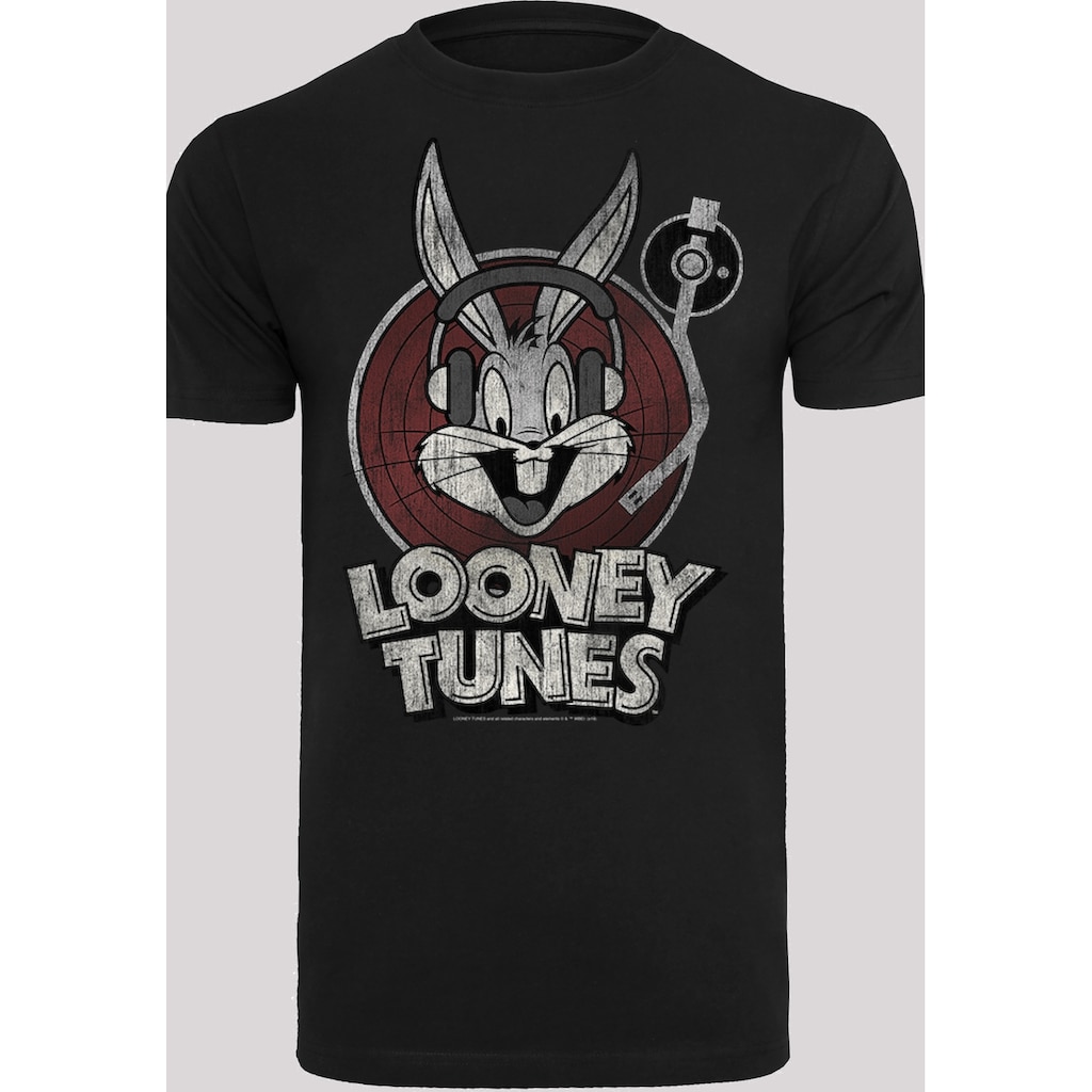 F4NT4STIC Kurzarmshirt »F4NT4STIC Herren Looney Tunes Bugs Bunny with T-Shirt Round Neck«, (1 tlg.)