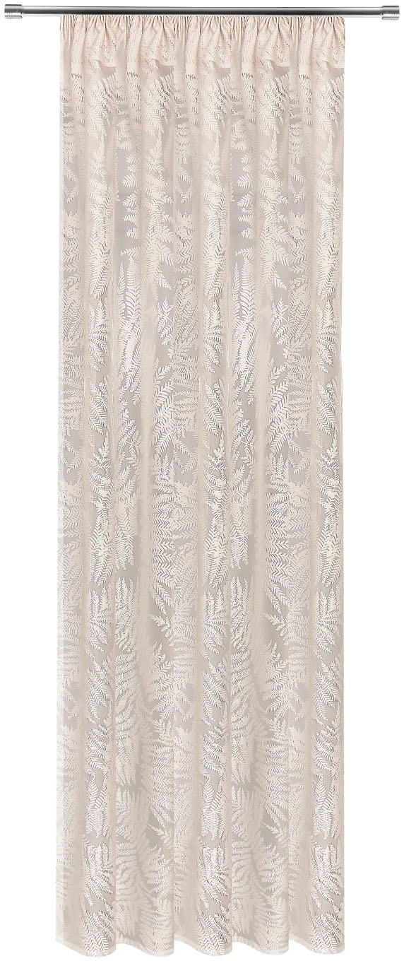 Gerster Gardine "Edna" Kräuselband 1 Stk. tlg. floral günstig online kaufen