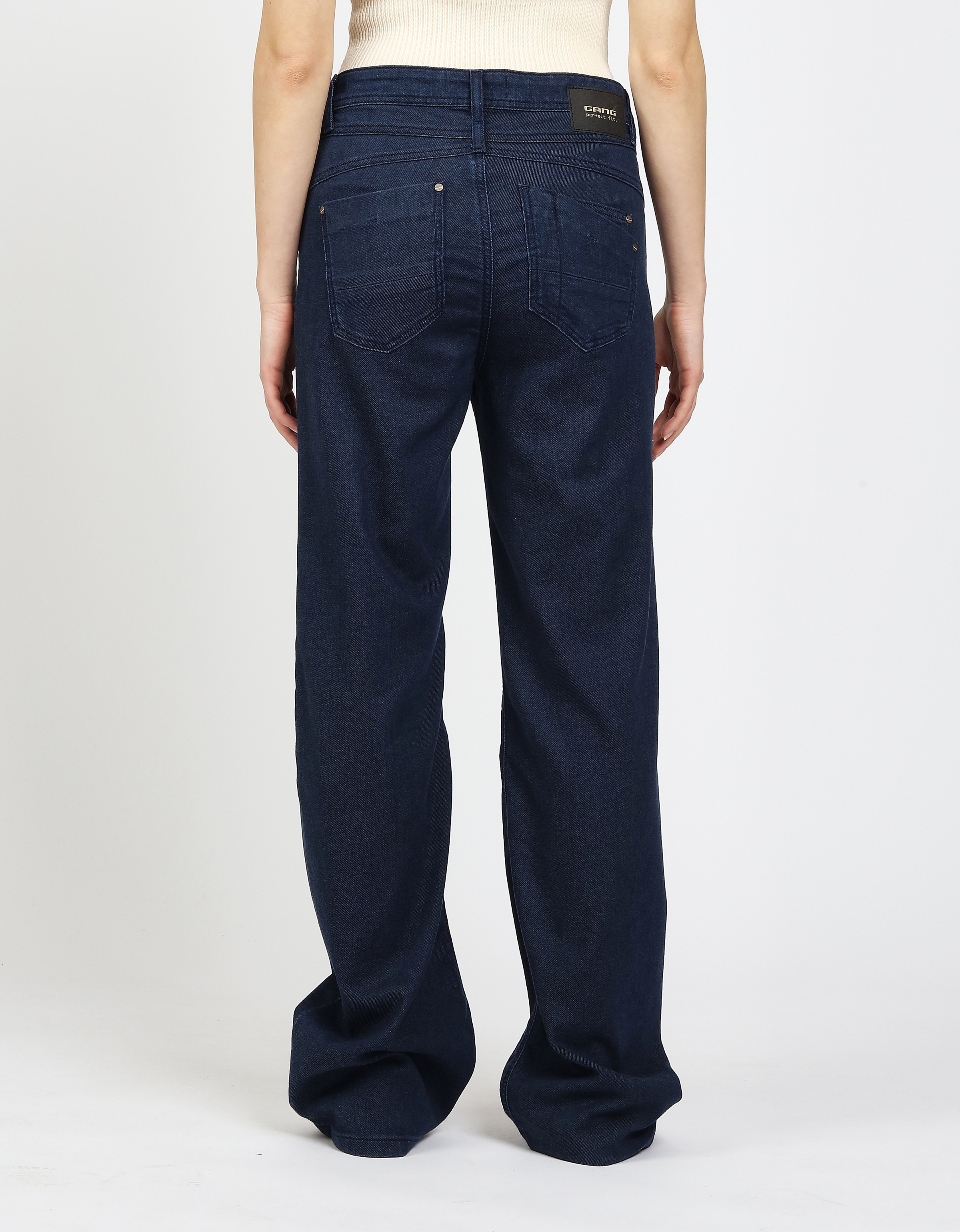 GANG 5-Pocket-Jeans "94AMELIE WIDE", aus weichem SWEAT Denim günstig online kaufen